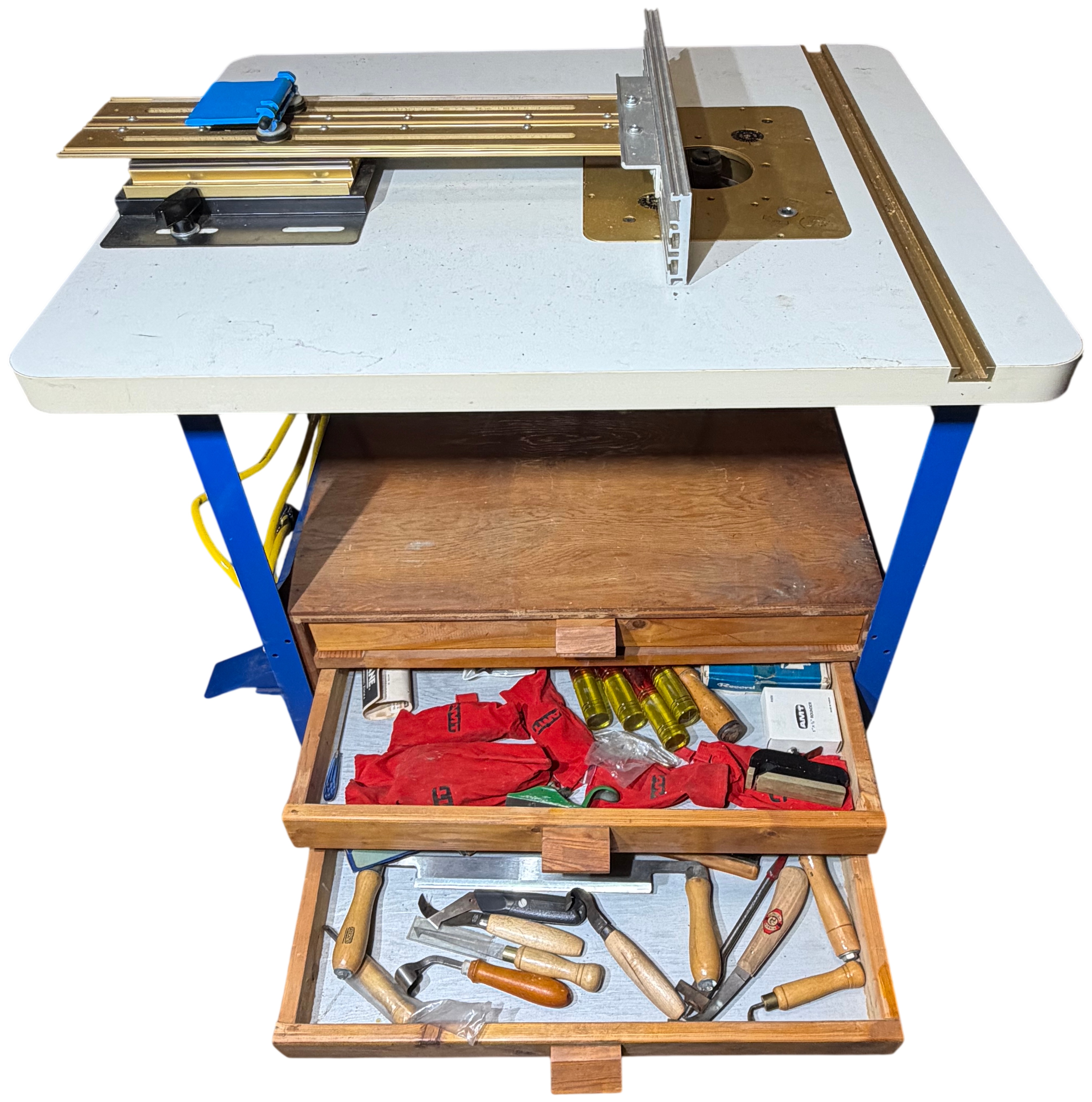 Incra Precision Router Table Station and A Collection of Woodworking Hand Tools