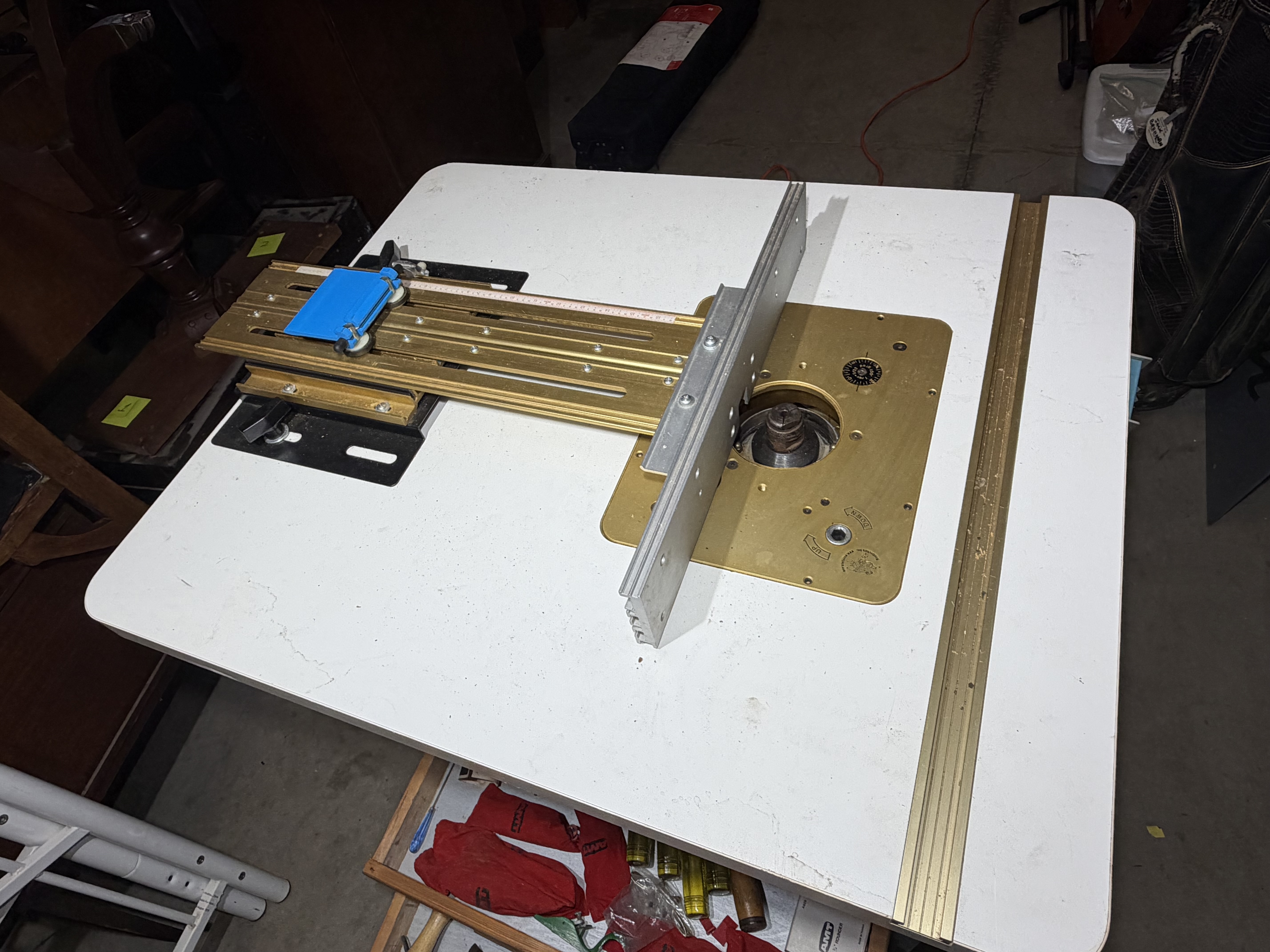 Incra Precision Router Table Station and A Collection of Woodworking Hand Tools