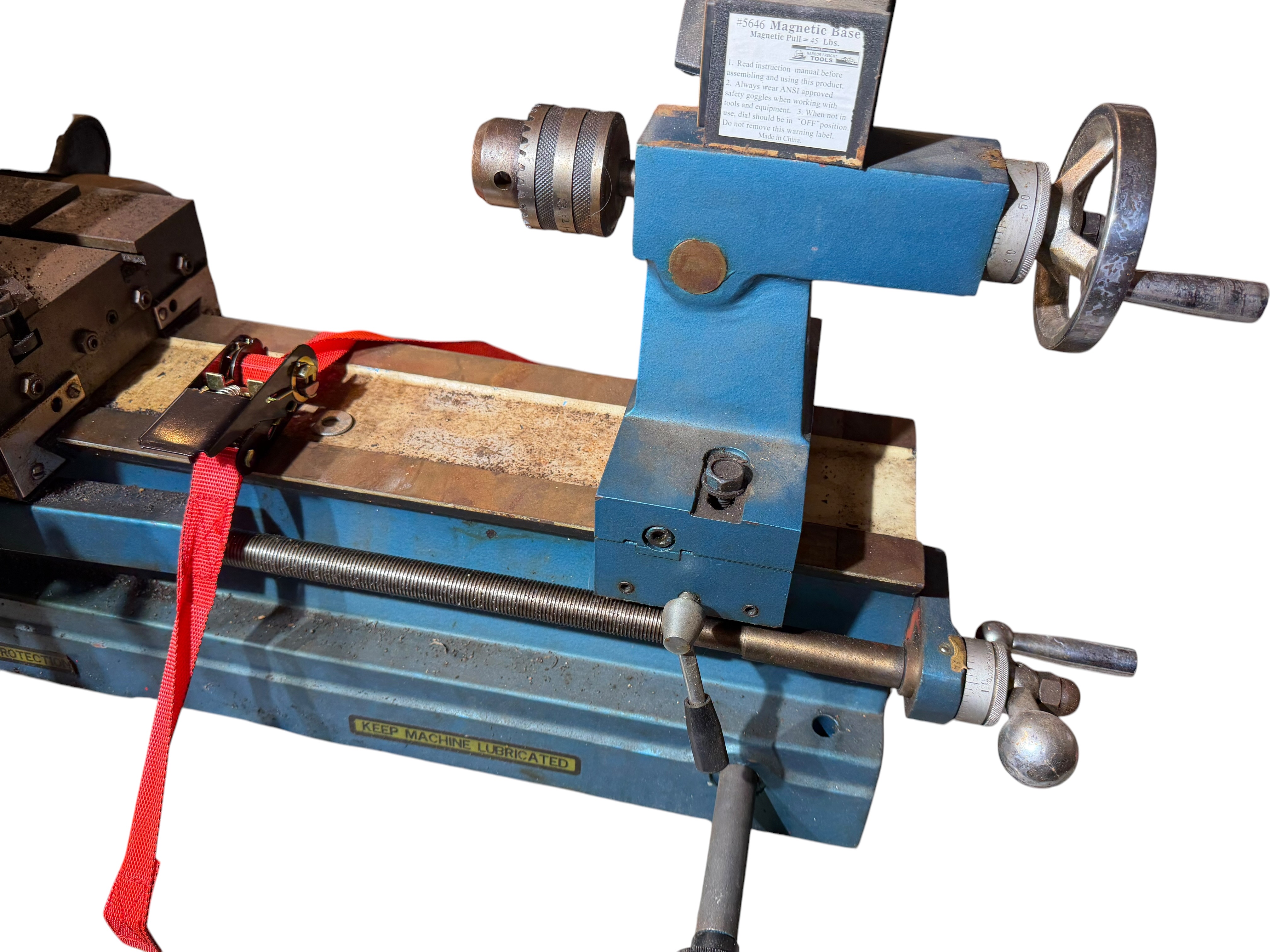 Smithy Combination Lathe Mill Drill Machine on Mobile Stand