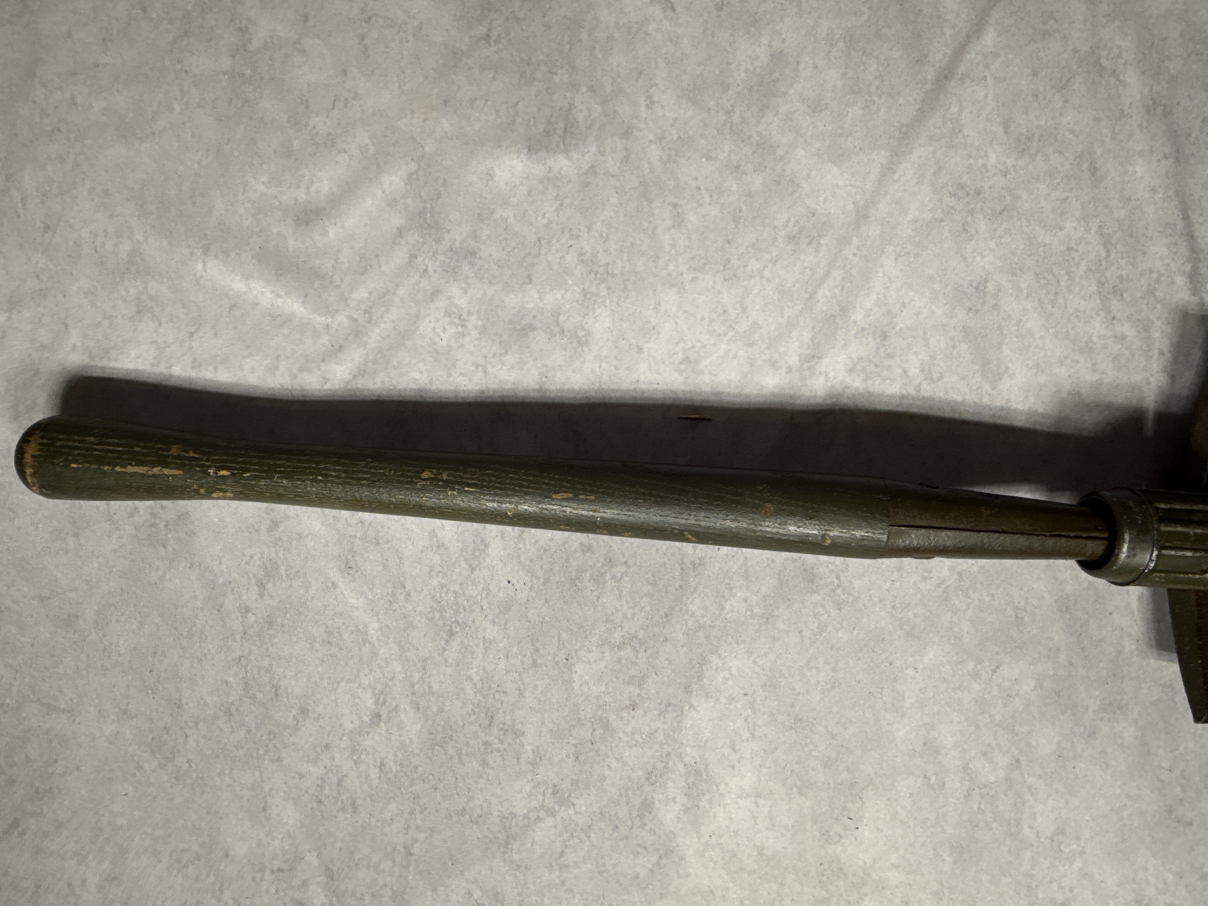 Two US Military Field Tools Including M1943 Folding Entrenching Tool and Pick-Mattock with Carriers