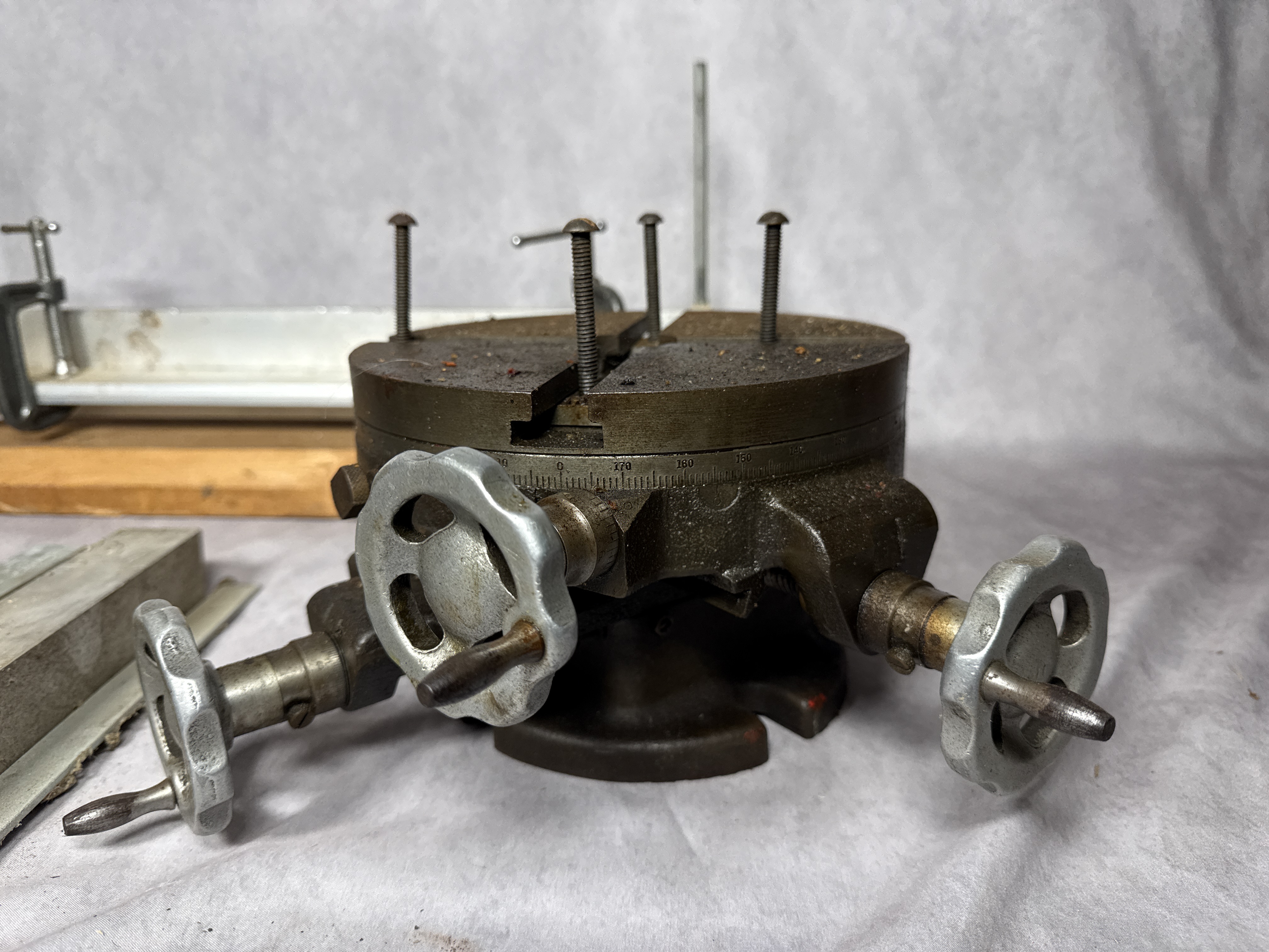 An Assortment of Industrial Metalworking Tools and Machining Stock
