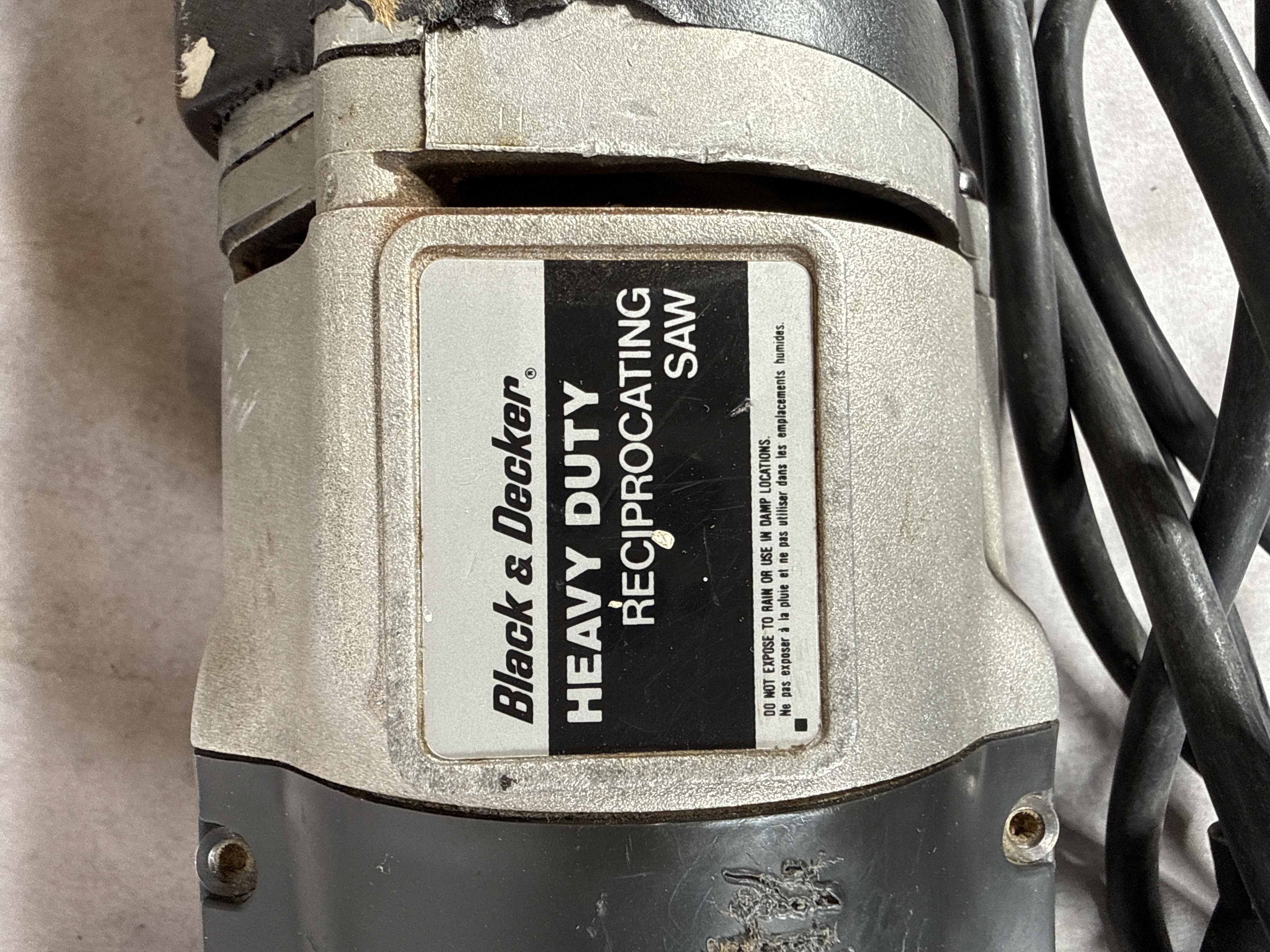 A Collection of Corded Woodworking and Demolition Power Tools