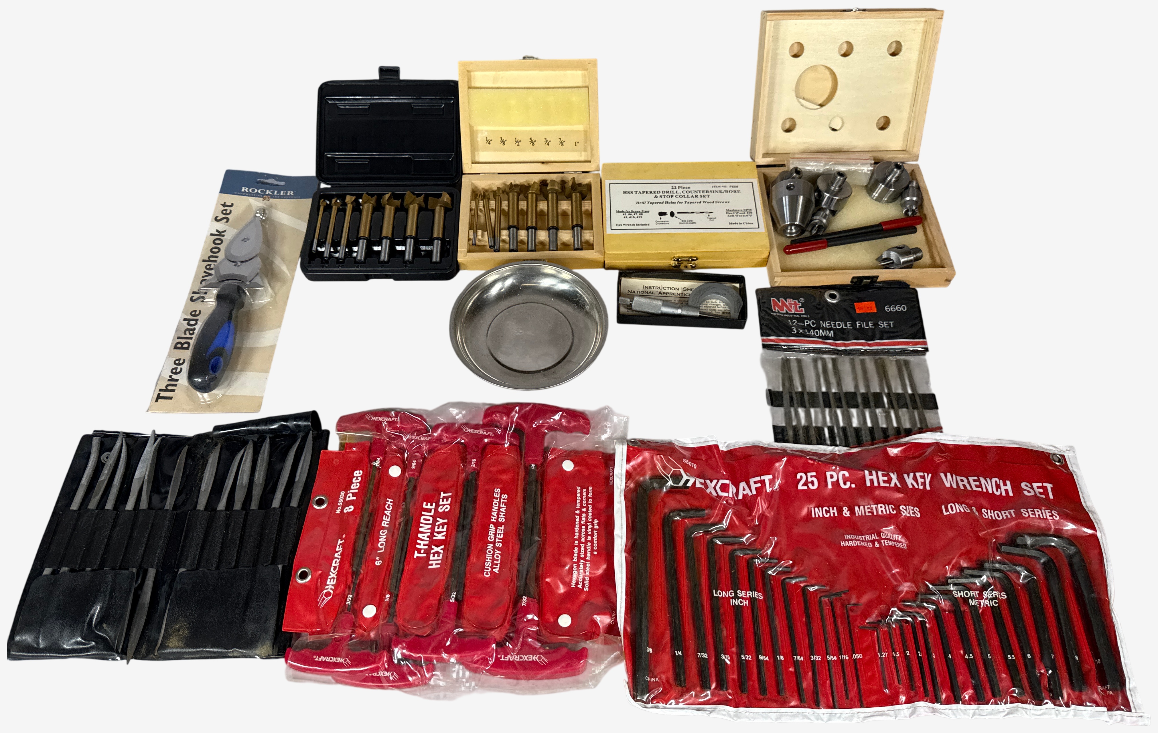 A Collection of Woodworking and Precision Metalworking Hand Tools