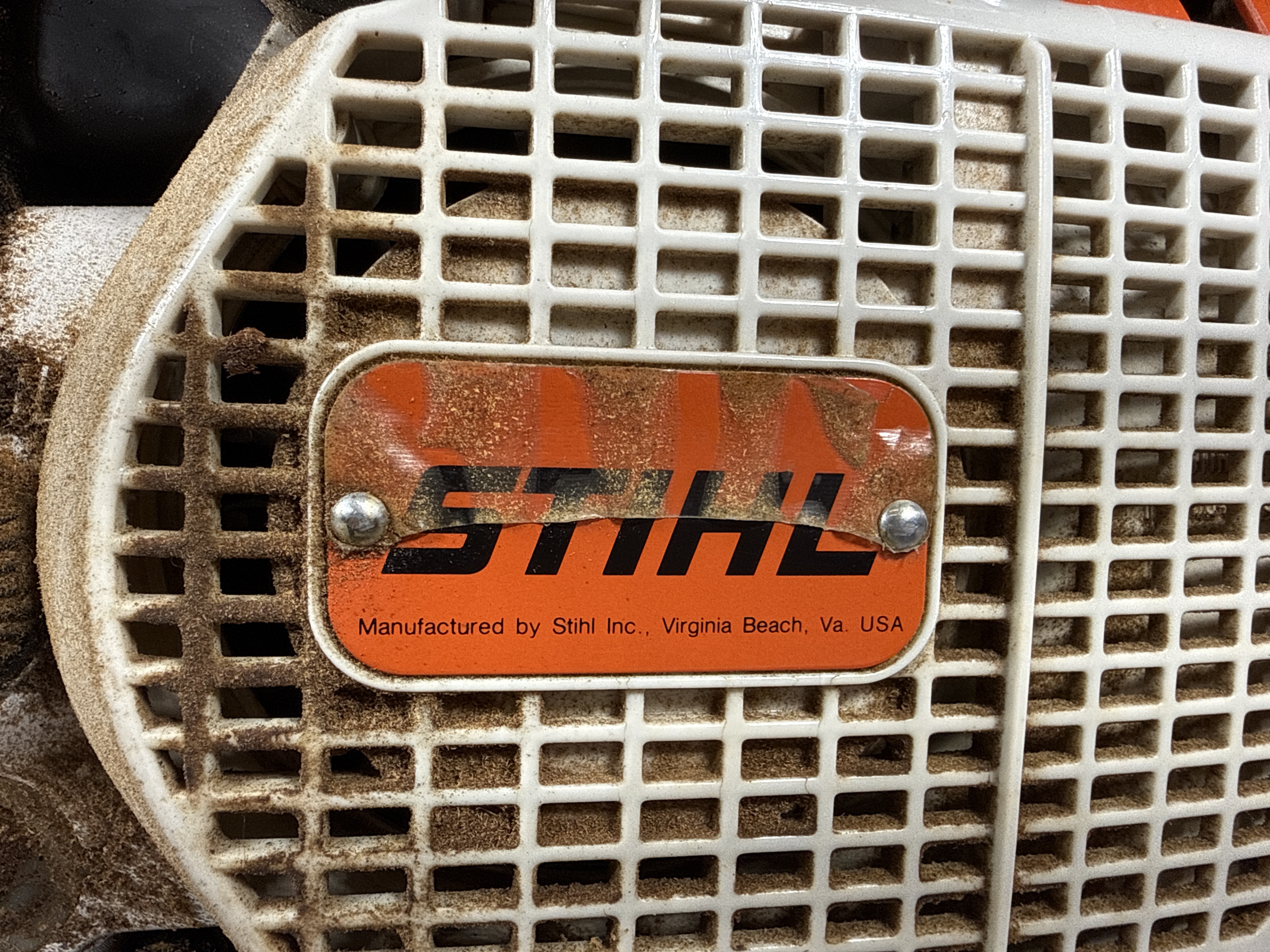 Stihl Wood Boss 028 AV Gas-Powered Chainsaw and a Group of Accessories