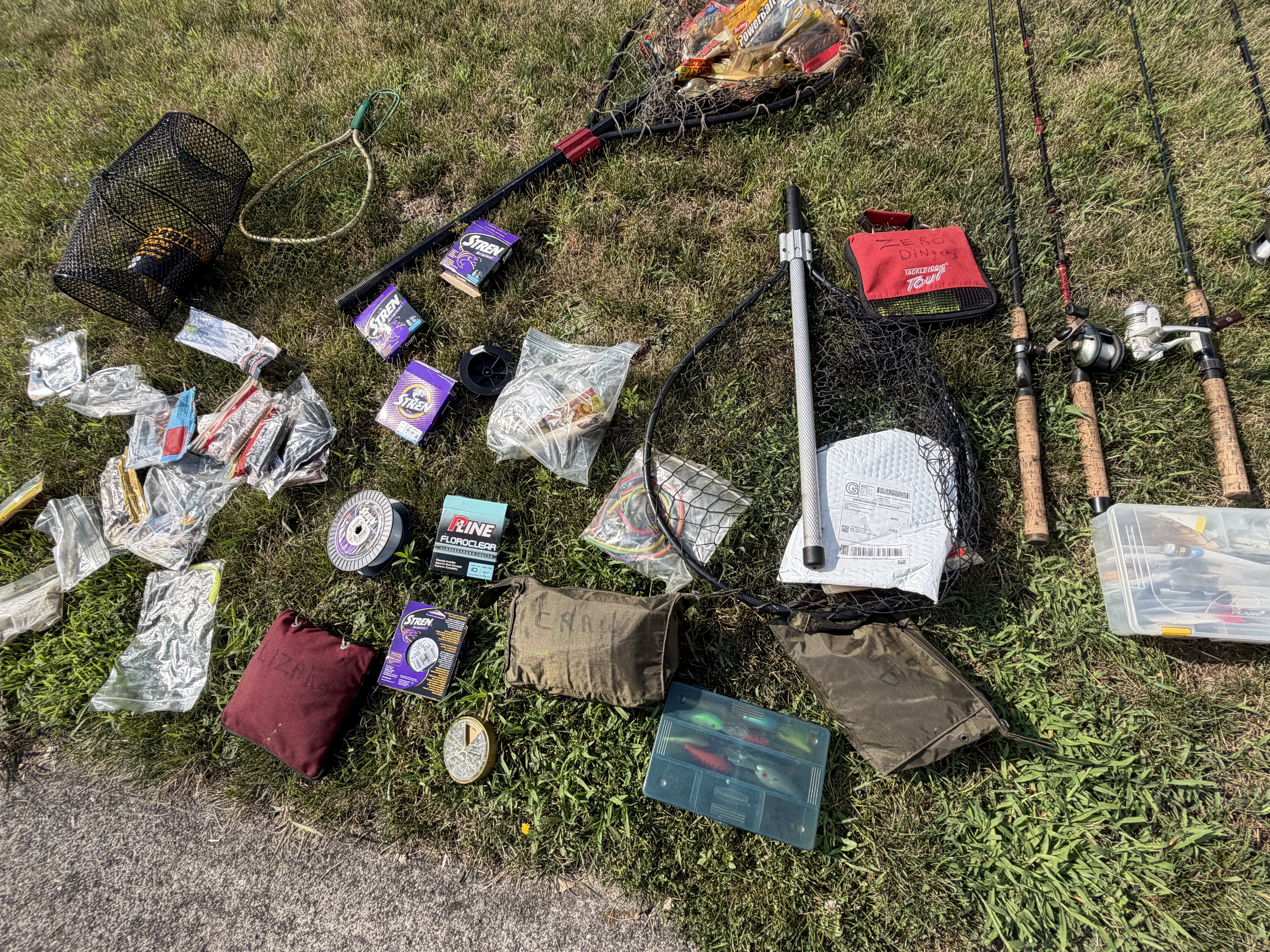 An Assortment of Freshwater Bass Fishing Equipment Including St. Croix and Shimano Rods with Shimano and Abu Garcia Reels