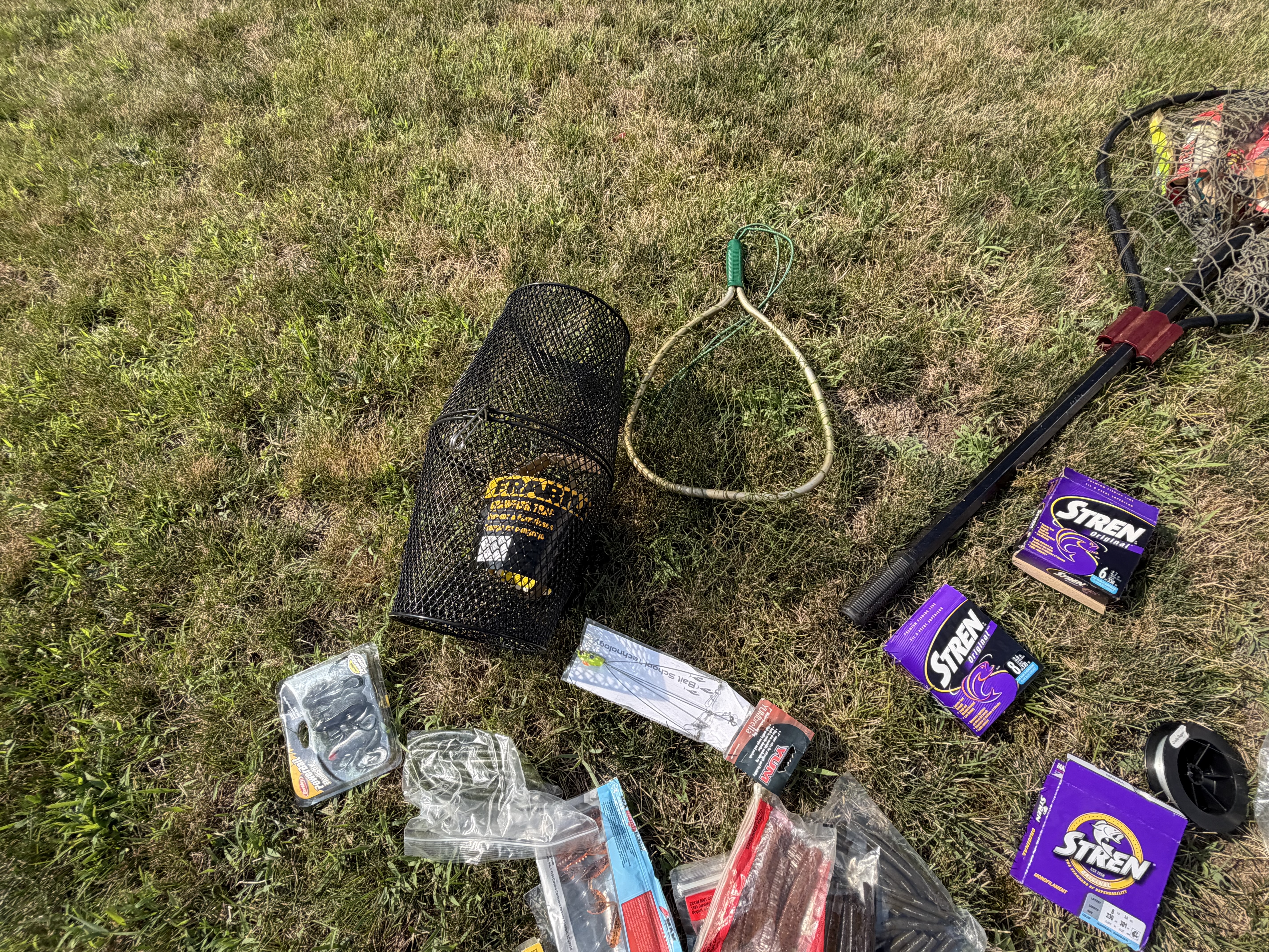 An Assortment of Freshwater Bass Fishing Equipment Including St. Croix and Shimano Rods with Shimano and Abu Garcia Reels