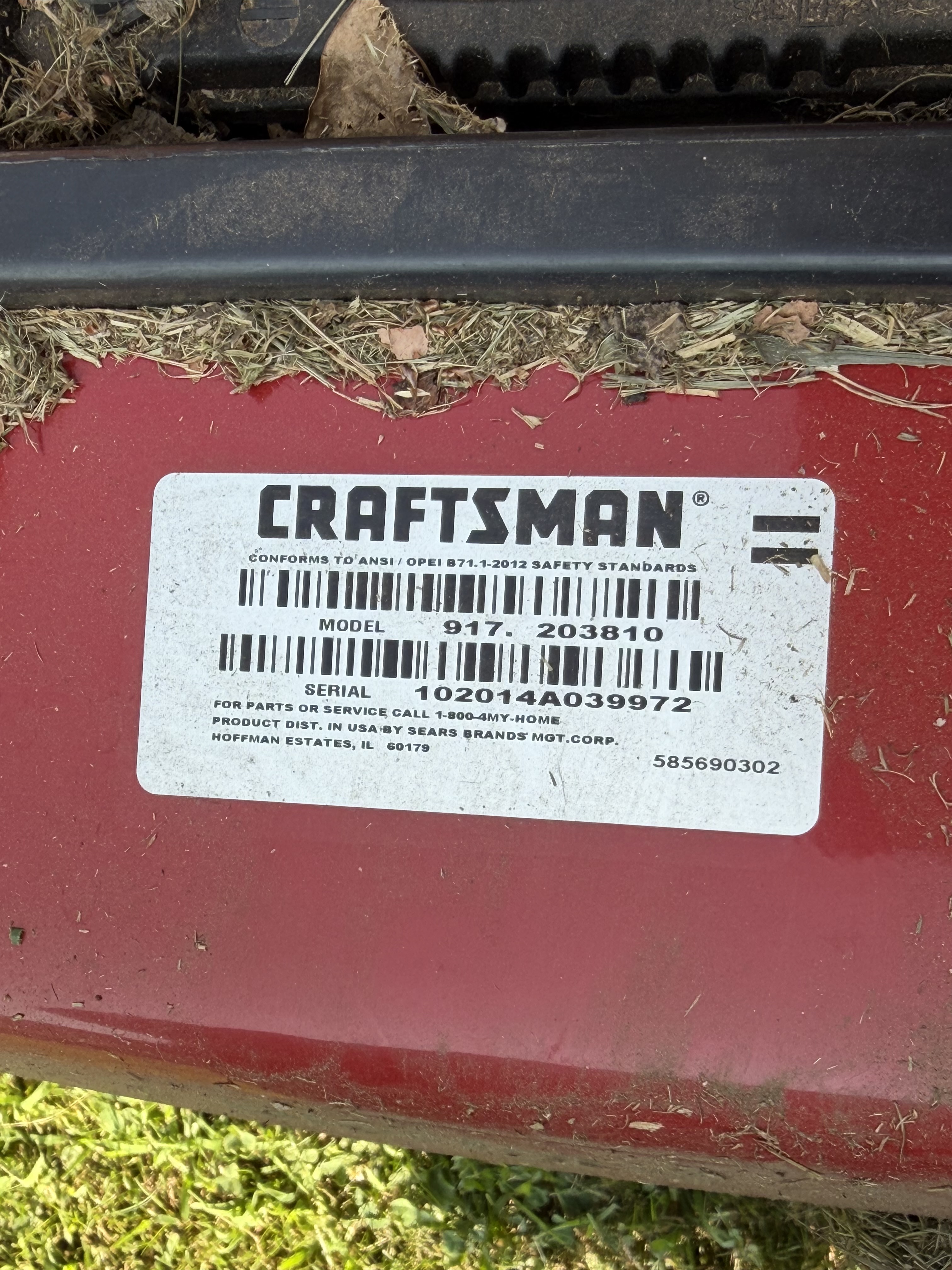 Craftsman T2200 Riding Lawn Mower with Bagger and Aerator
