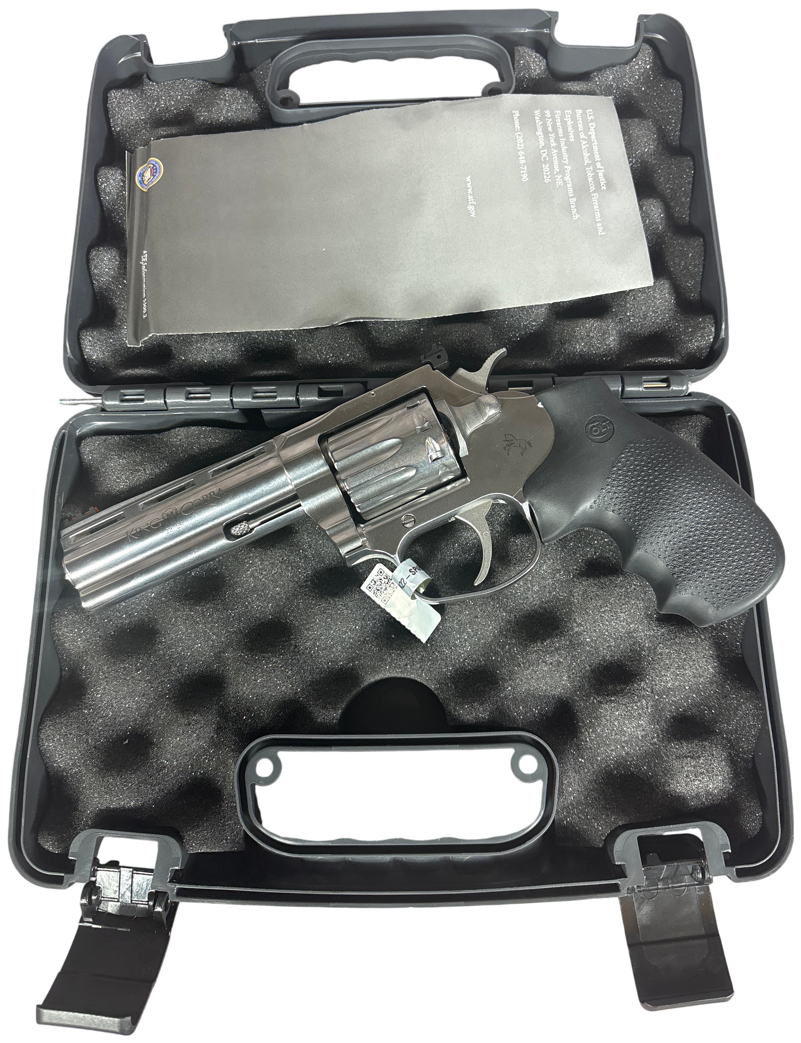 ** Colt King Cobra Double Action Revolver .22 LR with 4 Inch Barrel