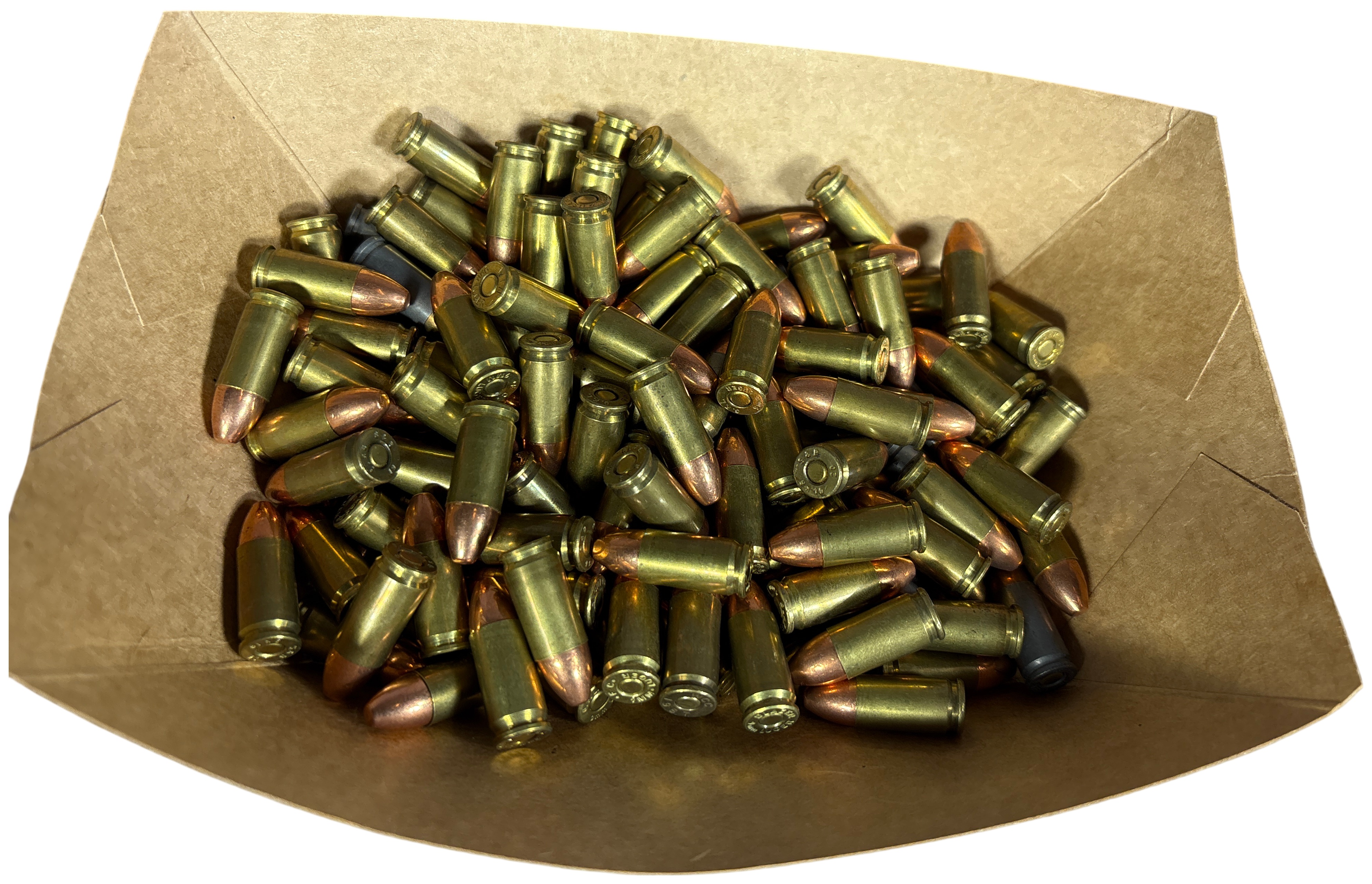 A Lot of 127 Rounds of Mixed 9mm Luger Ammunition