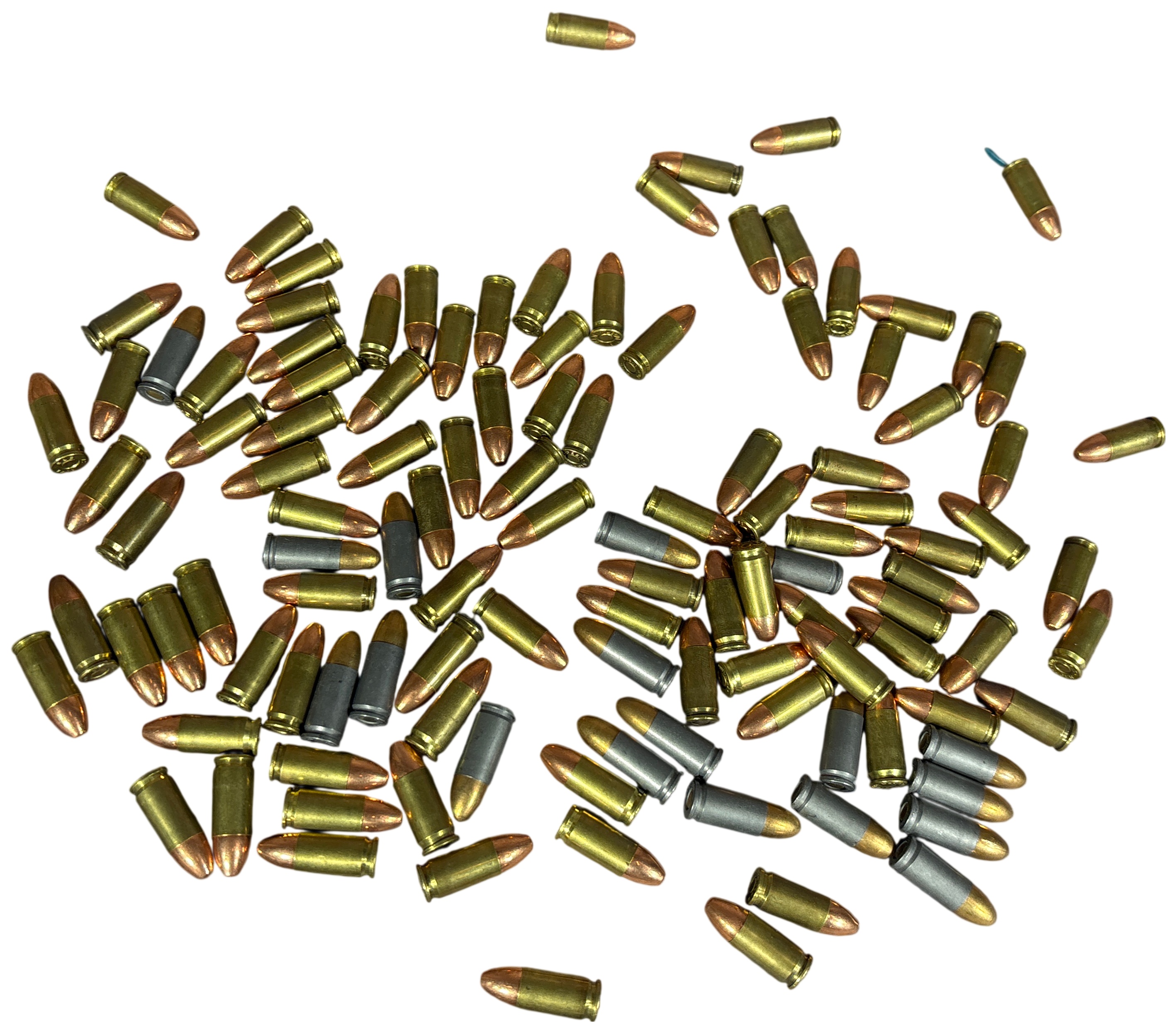 A Lot of 127 Rounds of Mixed 9mm Luger Ammunition