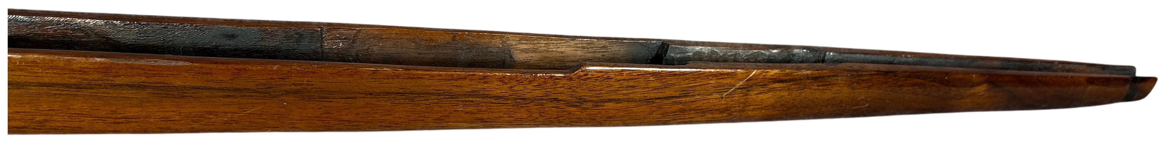 Bishop Custom Walnut Bolt Action Rifle Stock with Maple Inlays