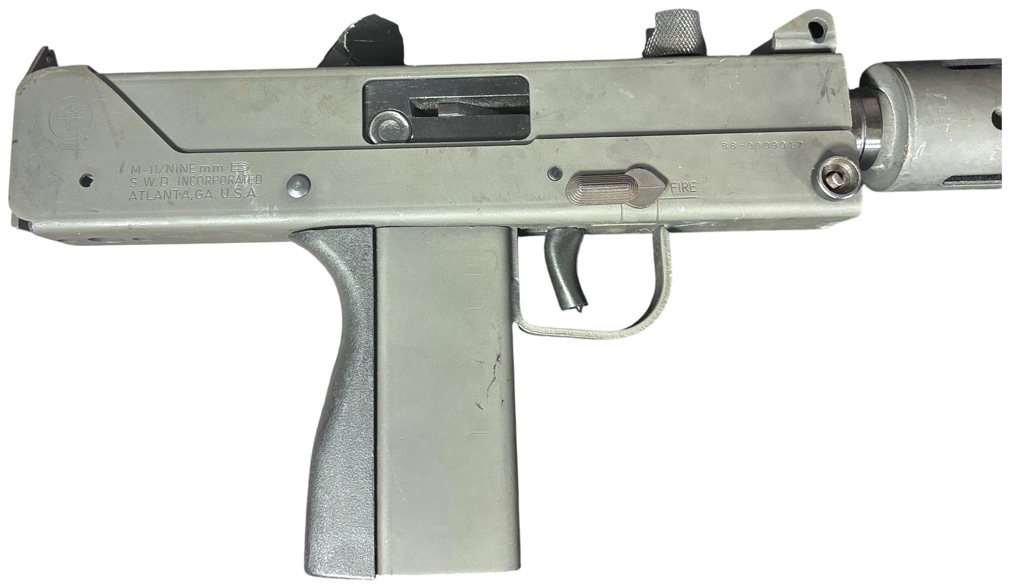 ** SWD Incorporated M-11/NINEmm Semi-Automatic Pistol 9mm with 11.5 Inch Barrel with Extension