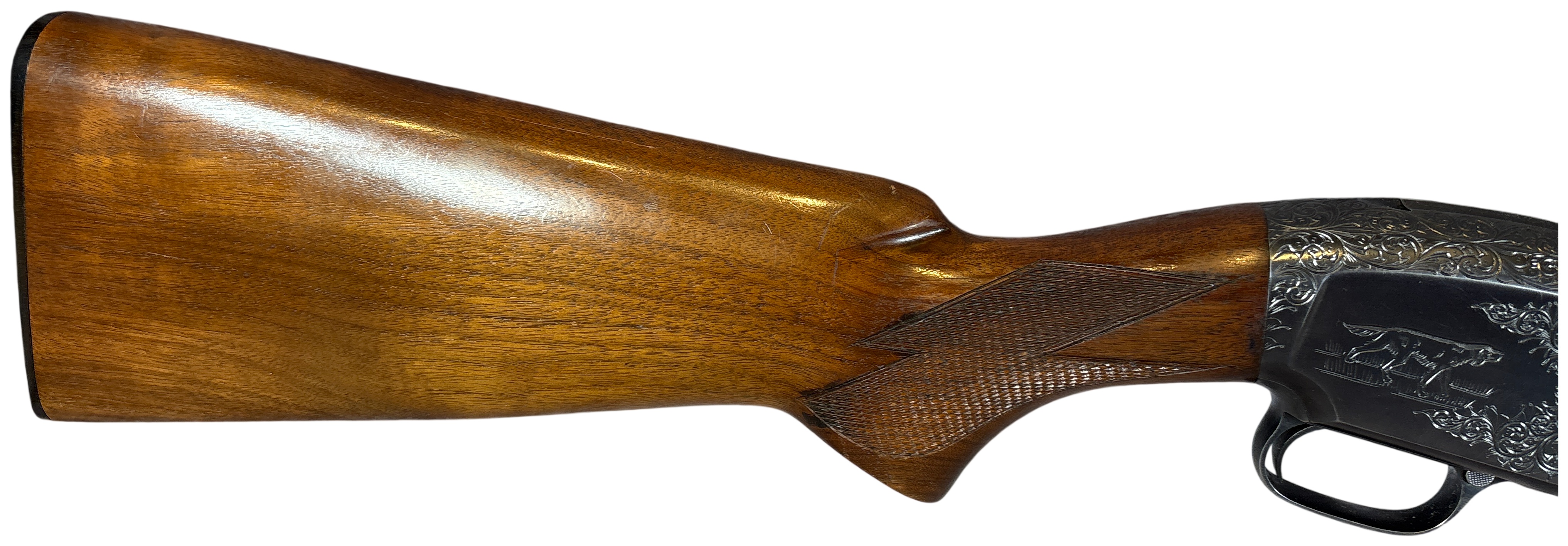 * Engraved Winchester Model 12 Pump Action Shotgun 12 Gauge with 27.25 Inch Barrel 1948