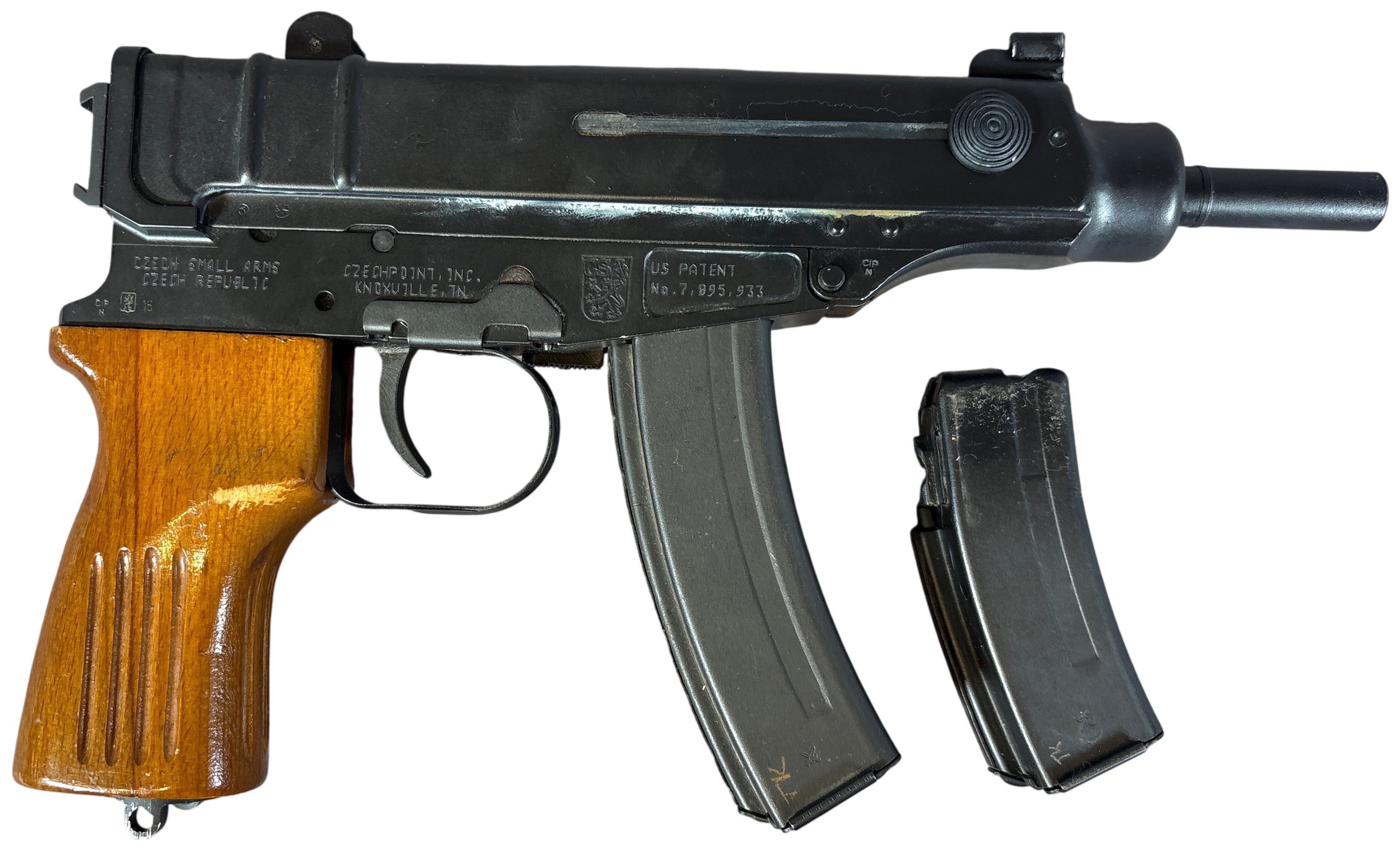 ** Czech Small Arms SA Vz. 61 Semi-Automatic Pistol 7.65 mm with 4.5 Inch Barrel