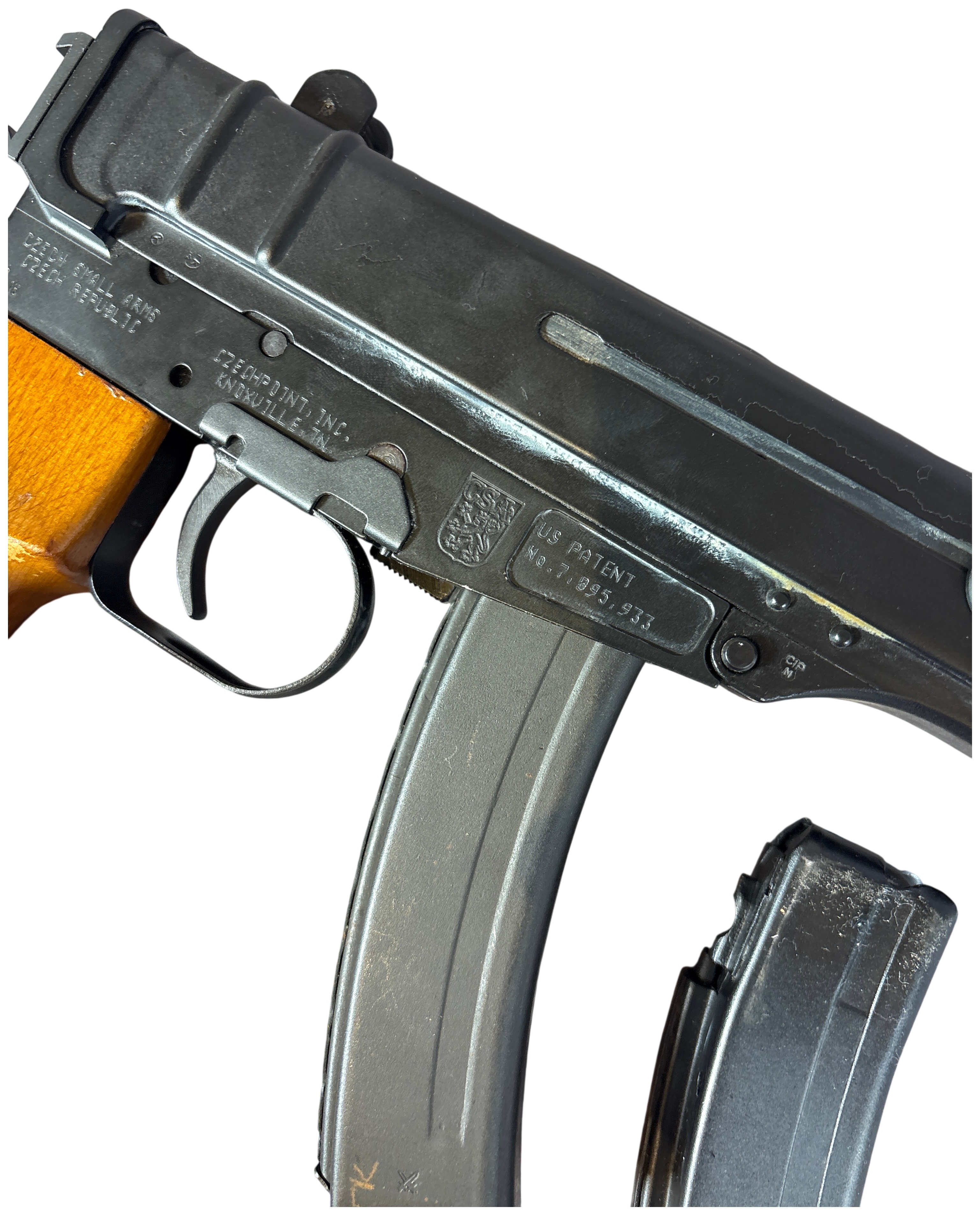 ** Czech Small Arms SA Vz. 61 Semi-Automatic Pistol 7.65 mm with 4.5 Inch Barrel