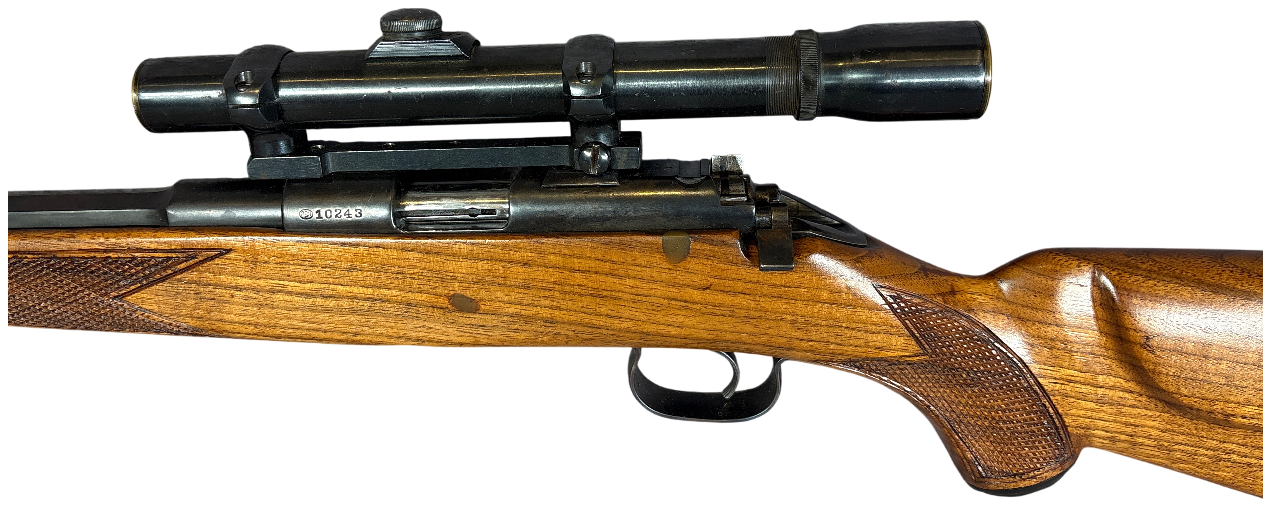 * Winchester Model 52 Bolt Action Rifle .22 LR with 20 Inch Half Octagonal Barrel