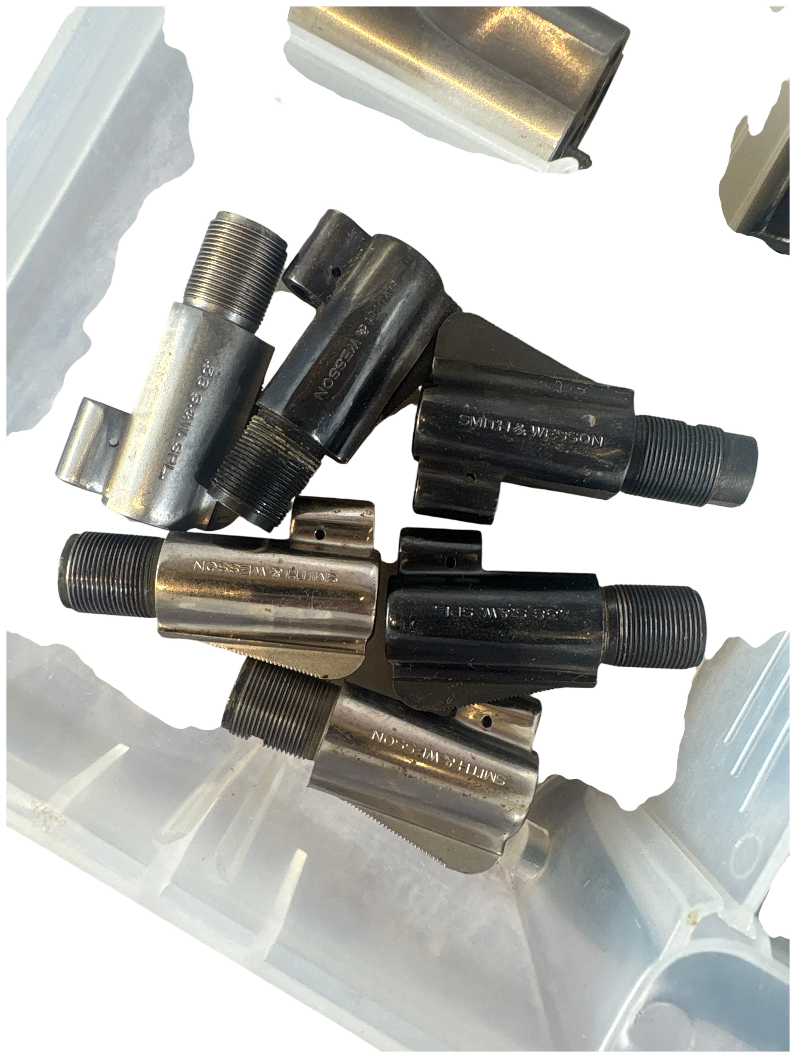 A Collection of Smith & Wesson Handgun Components and Accessories