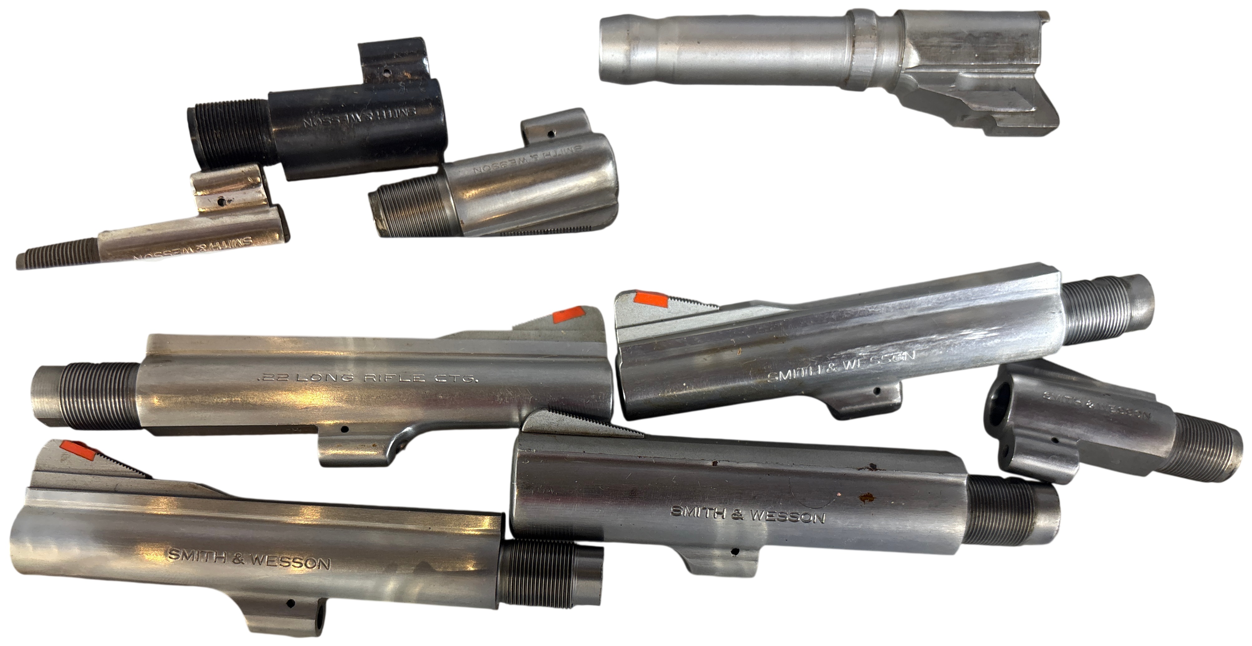 A Collection of Smith & Wesson Handgun Components and Accessories