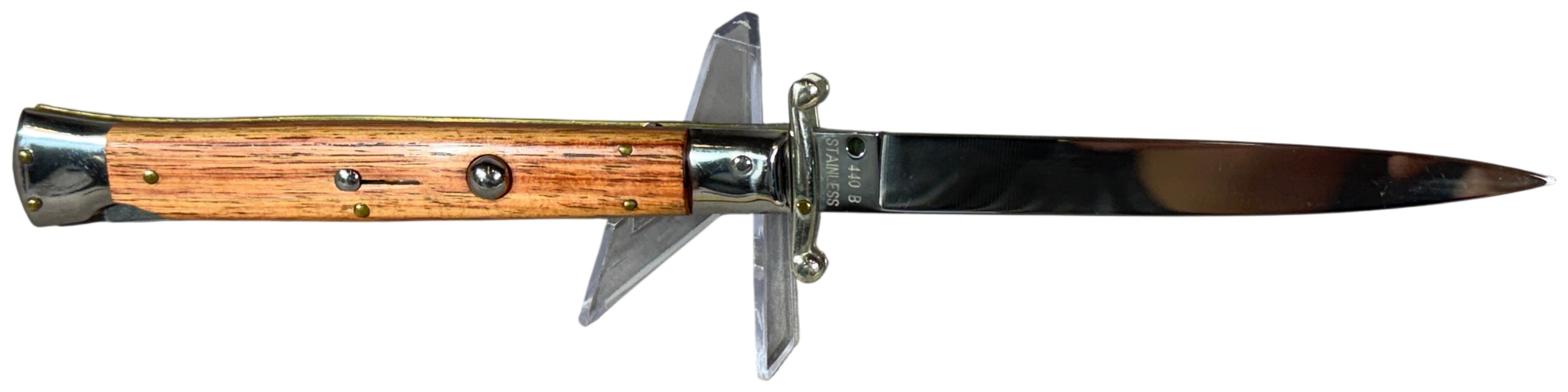 Italian style 11 Inch Italian Stiletto Automatic Knife