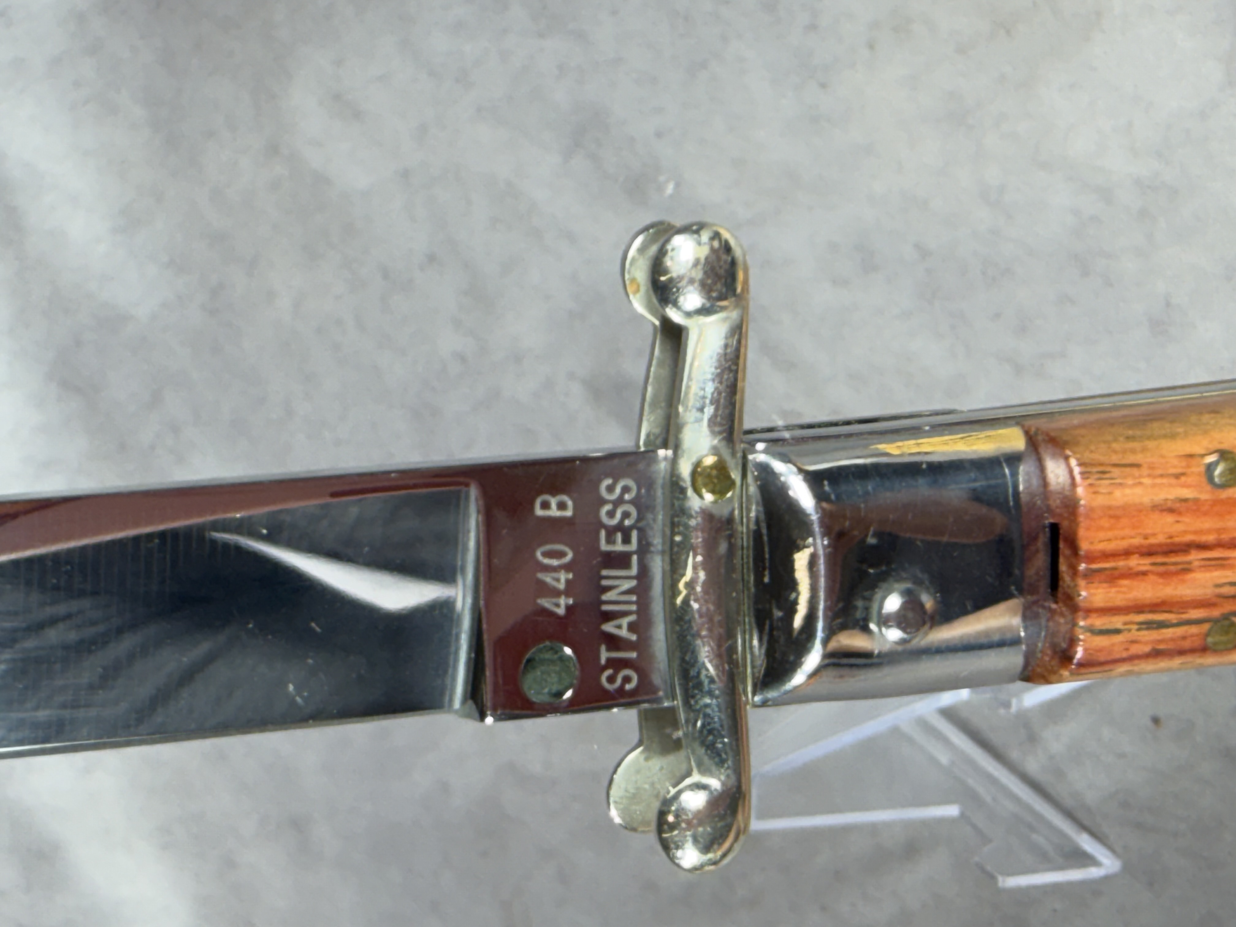 Italian style 11 Inch Italian Stiletto Automatic Knife