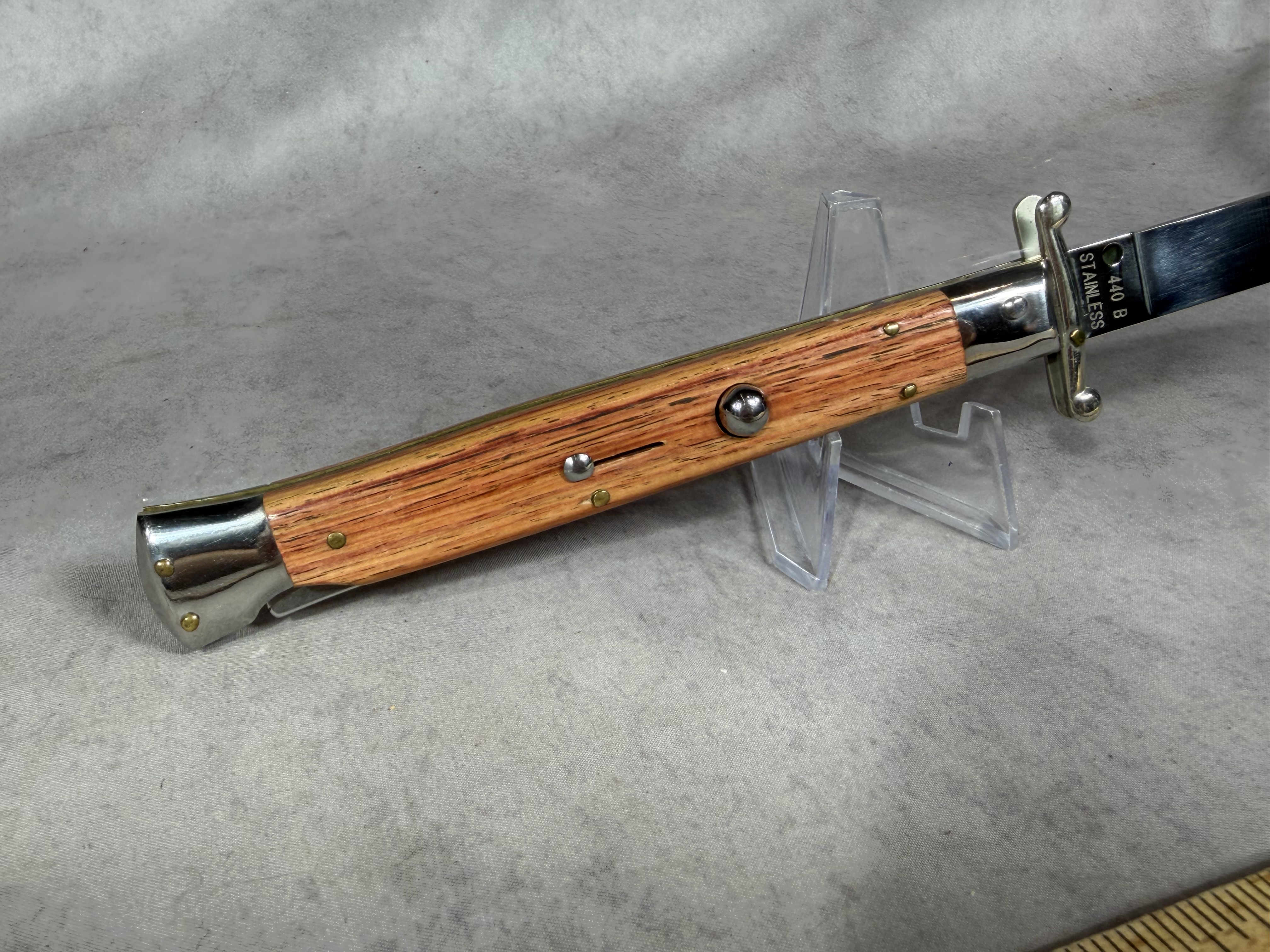 Italian style 11 Inch Italian Stiletto Automatic Knife