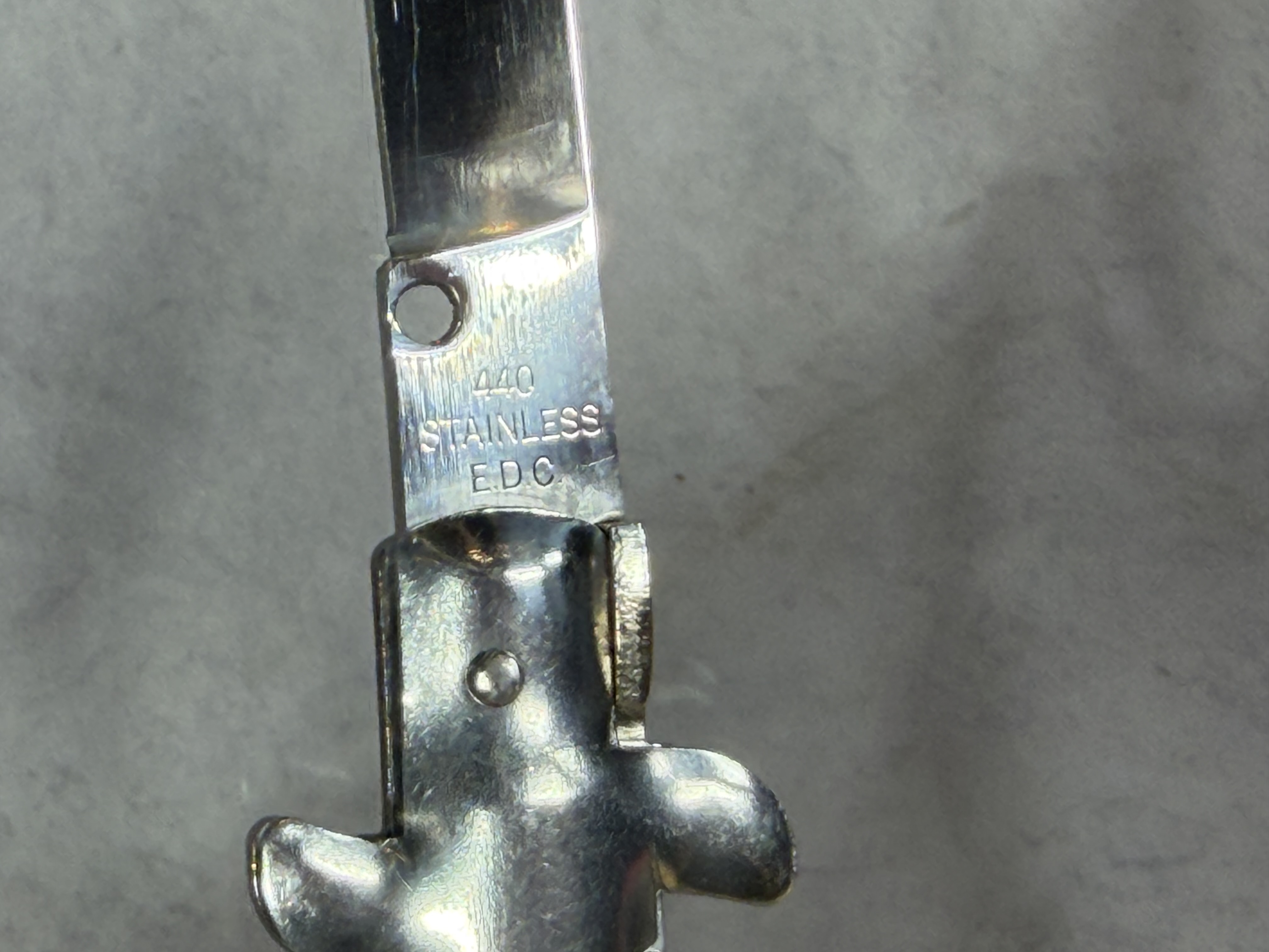 EDC 440 Stainless Steel Italian Style Automatic Stiletto Knife