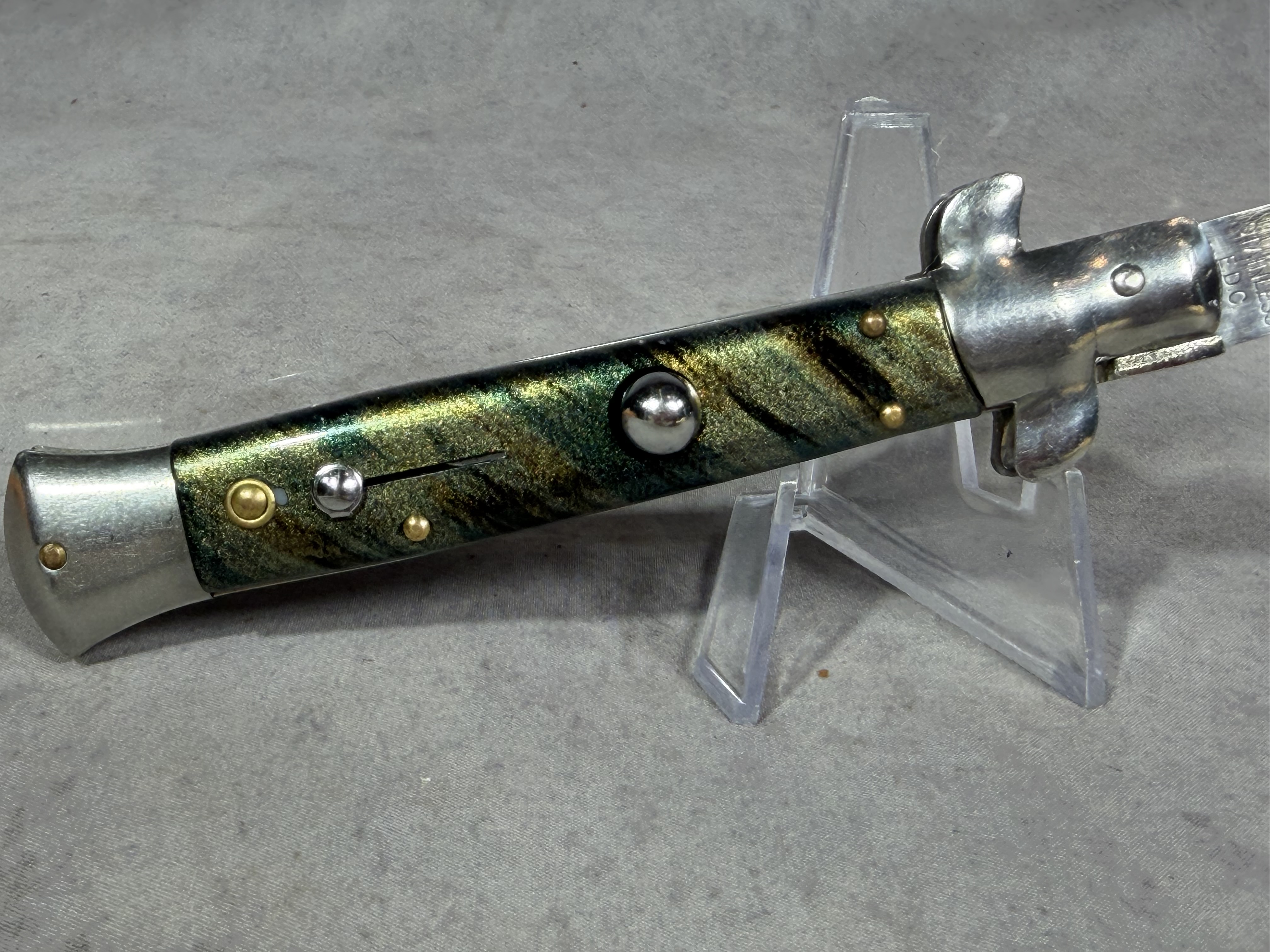 EDC 440 Stainless Steel Italian Style Automatic Stiletto Knife