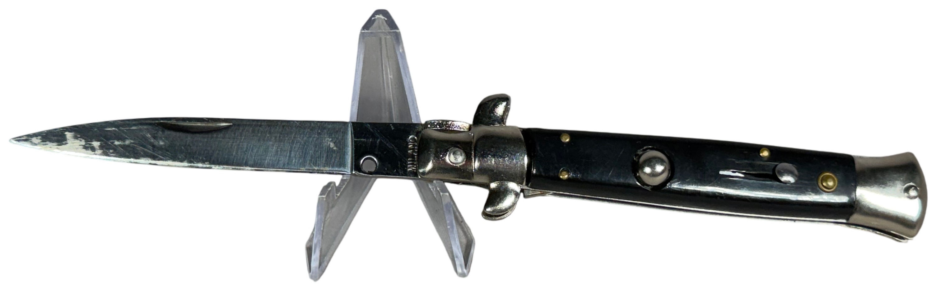 Italian Milano Stiletto Automatic Folding Pocket Knife