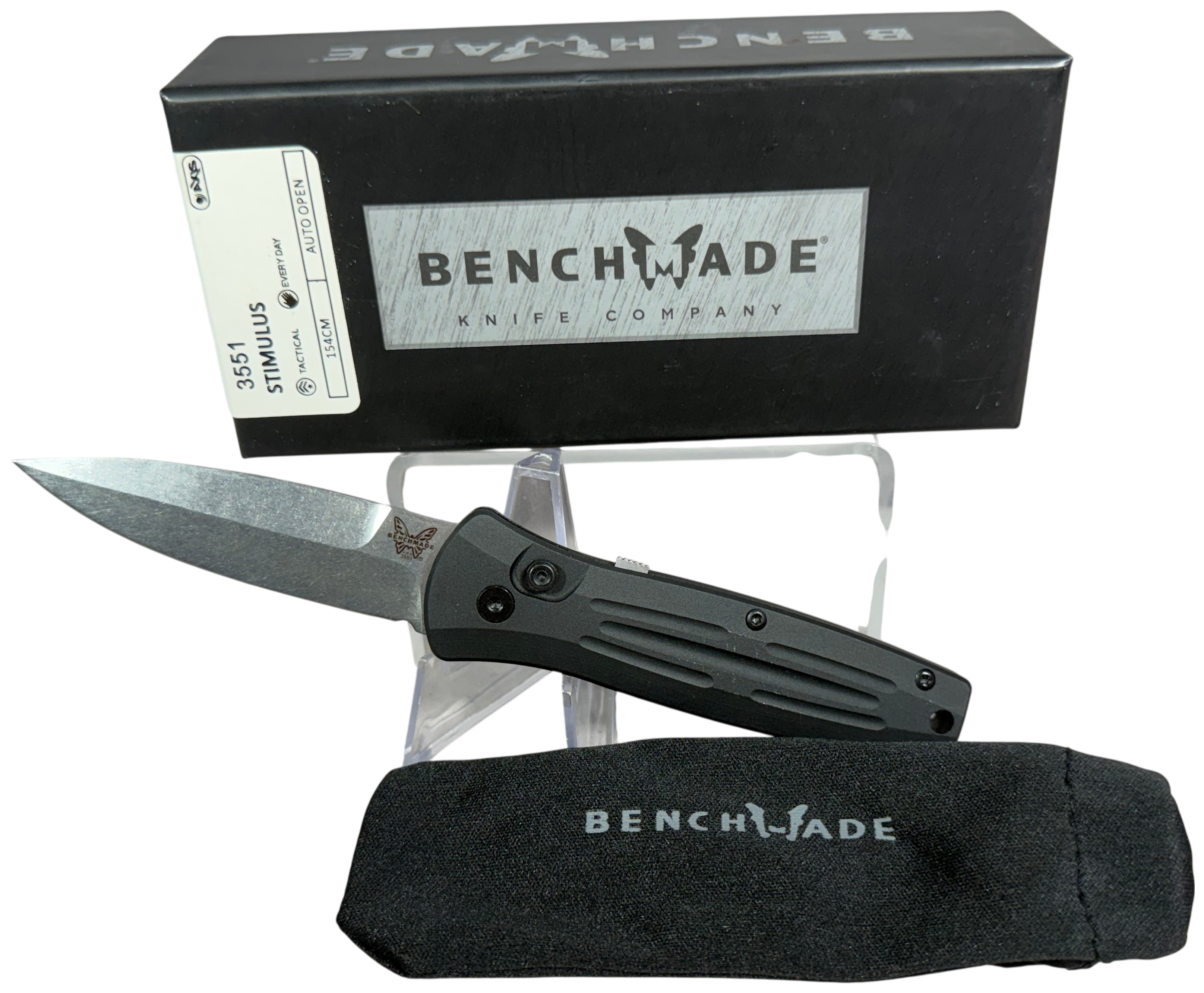 Benchmade 3551 Stimulus Automatic Folding Knife Mel Pardue Design