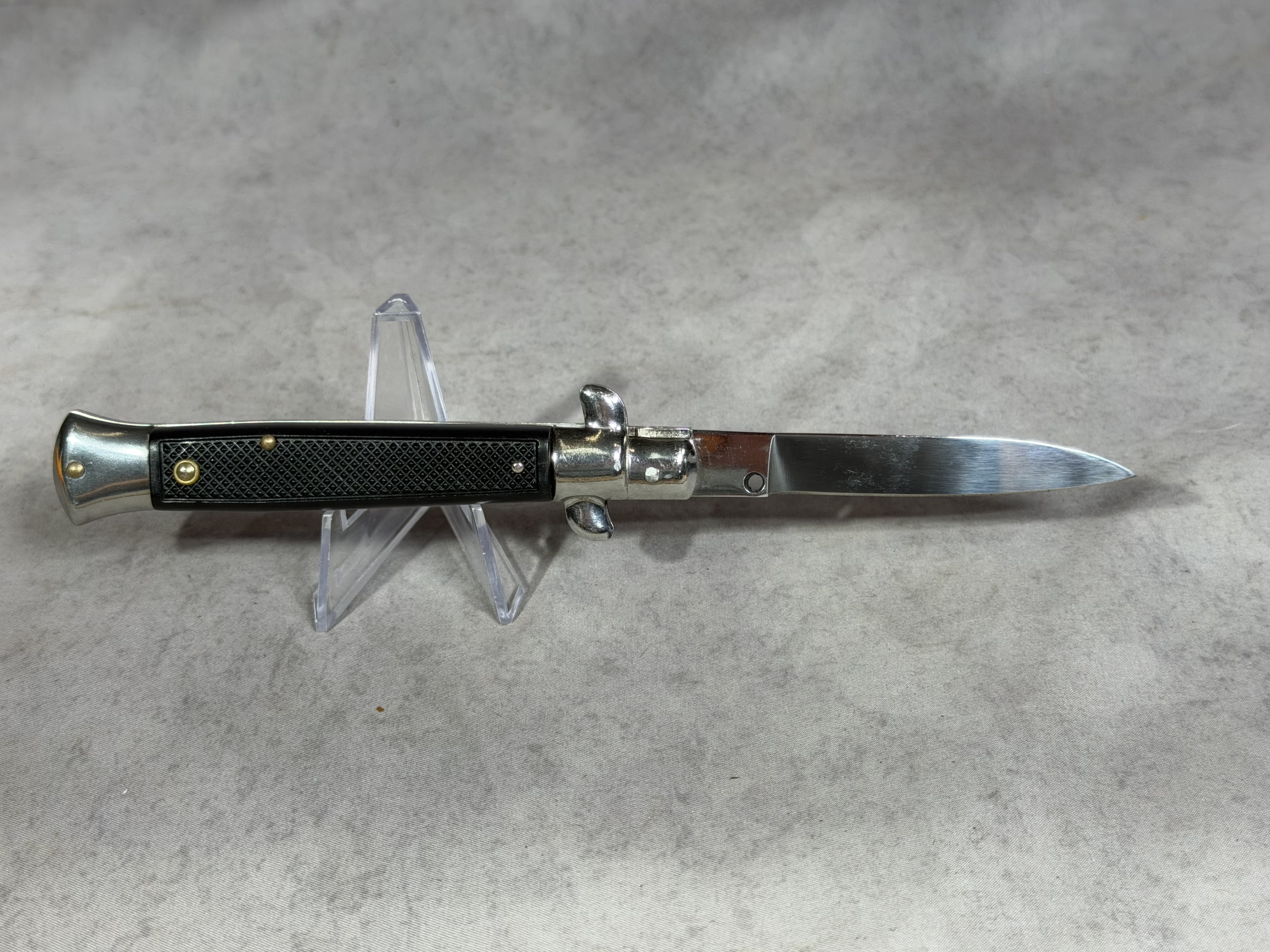 Hubertus Solingen West German Automatic Stiletto Folding Knife