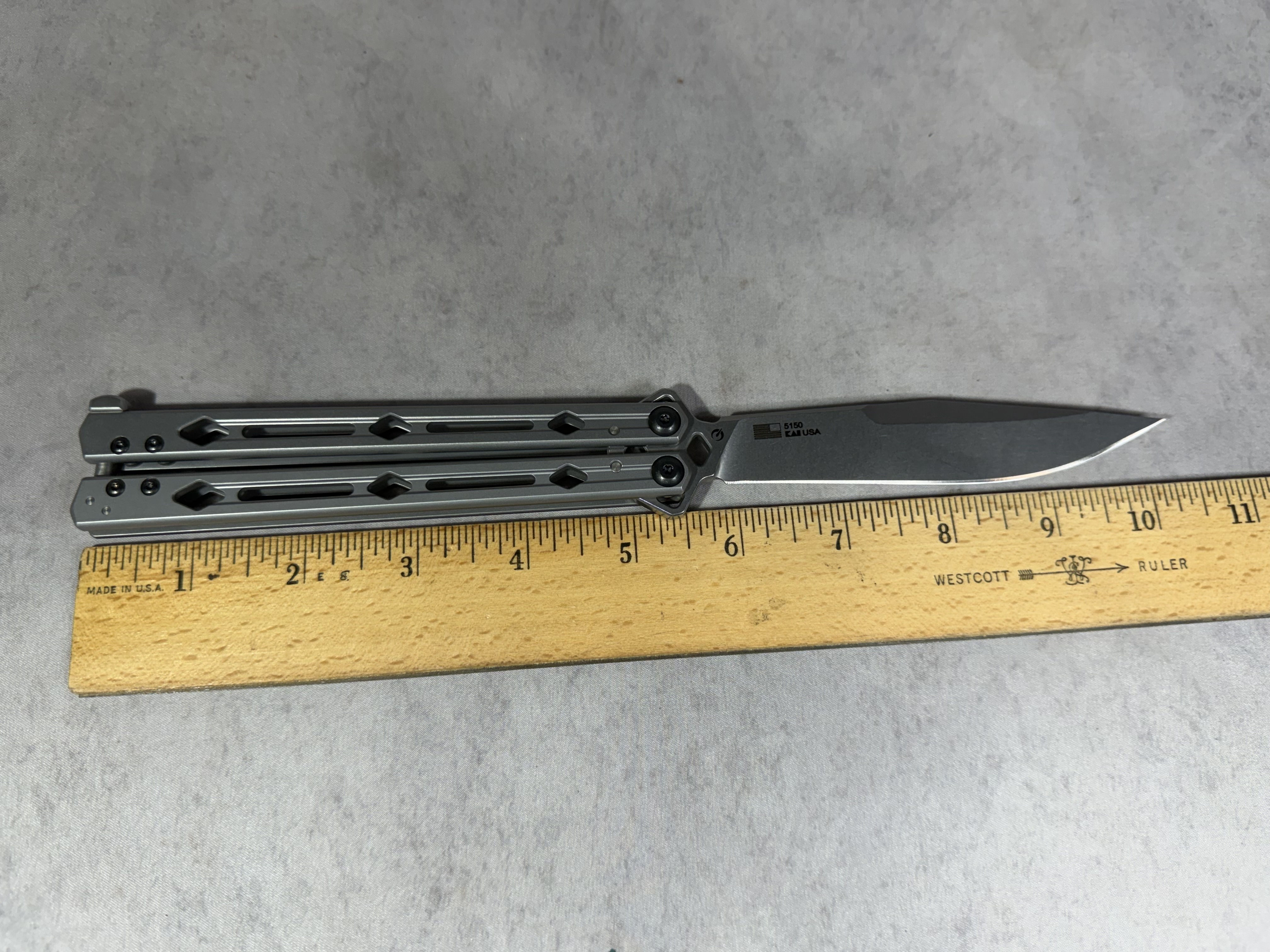 Kershaw Lucha Model 5150 Stainless Steel Balisong Butterfly Knife