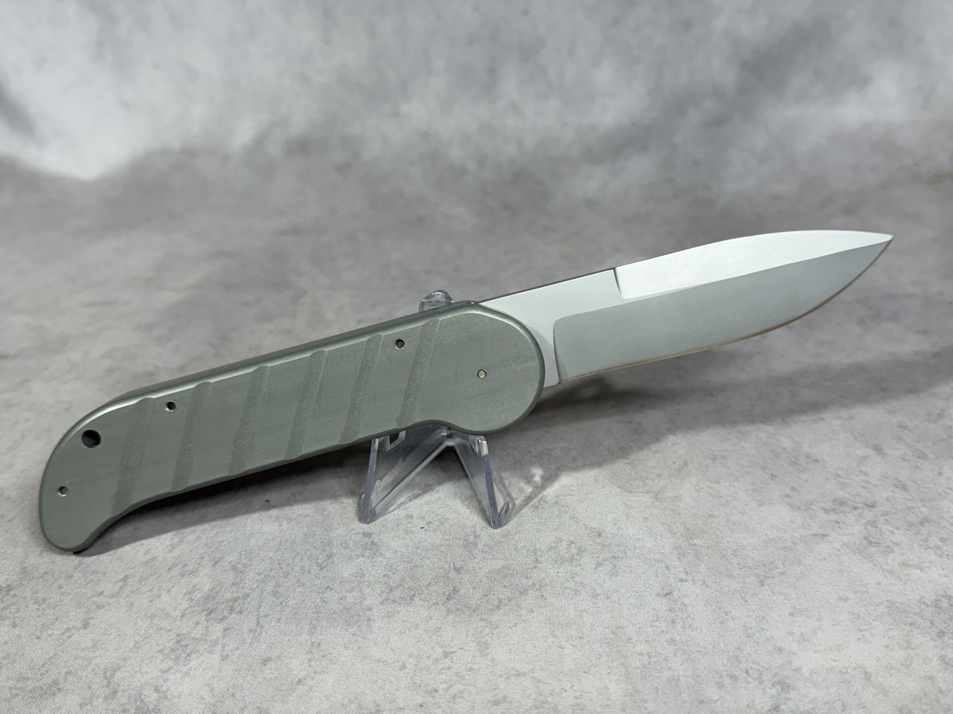 Sterile Navy SEAL Black Knife Side Opening Automatic Folding Knife