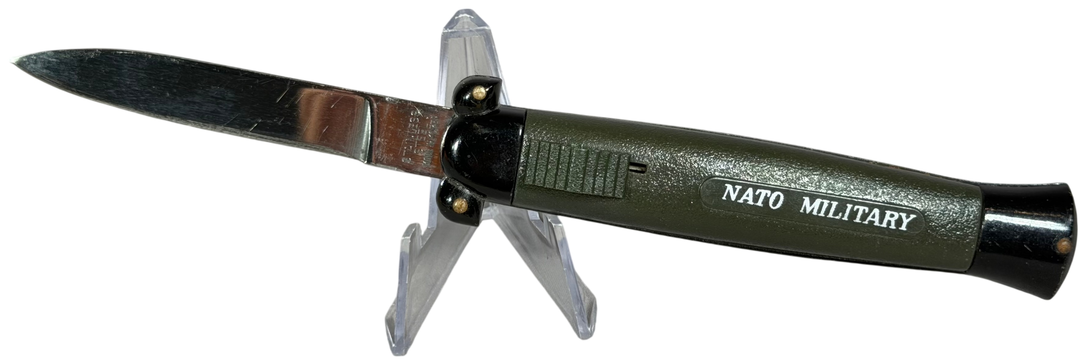 NATO Military Automatic Side-Opening Folding Knife Made in Korea