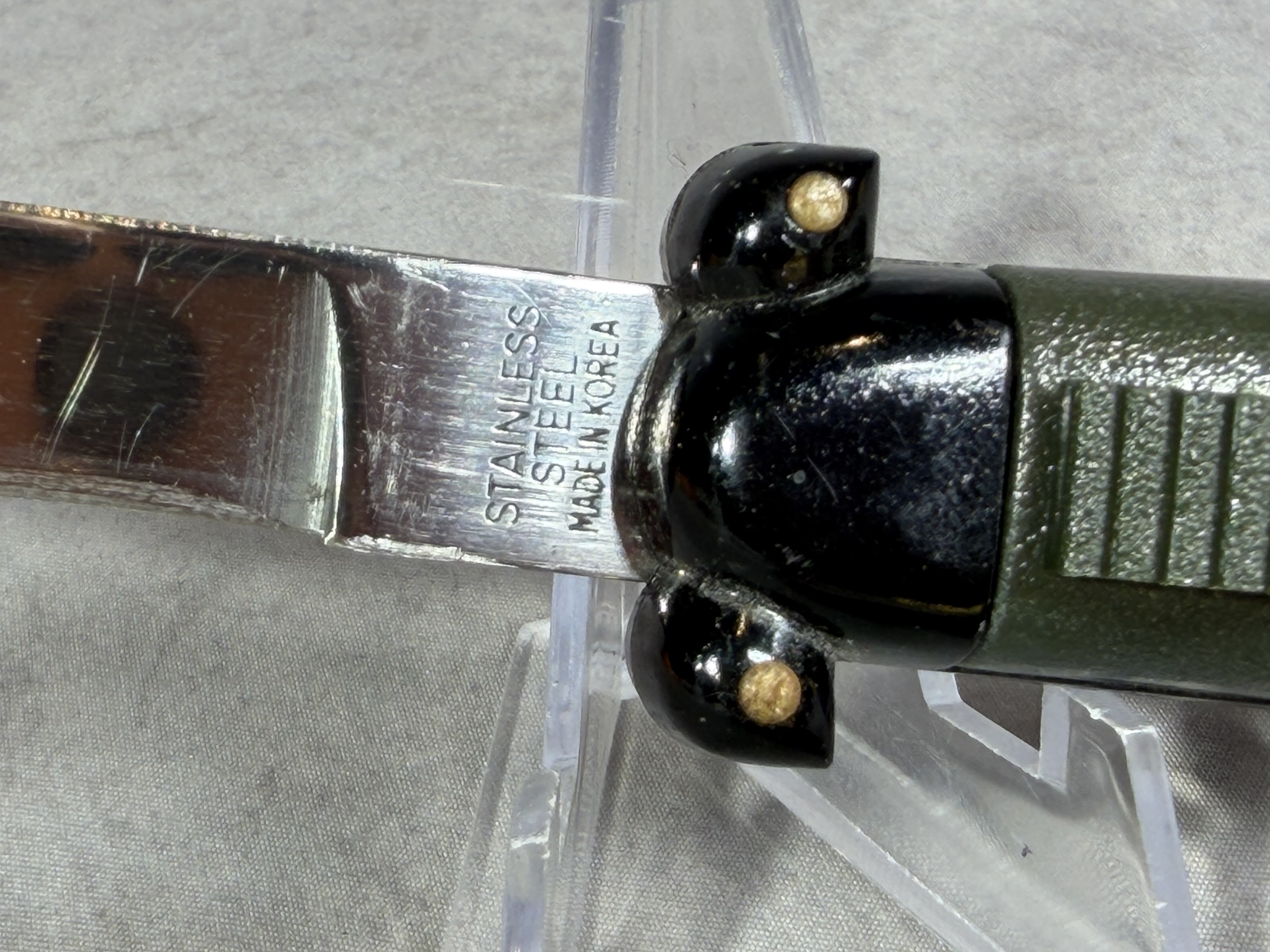 NATO Military Automatic Side-Opening Folding Knife Made in Korea