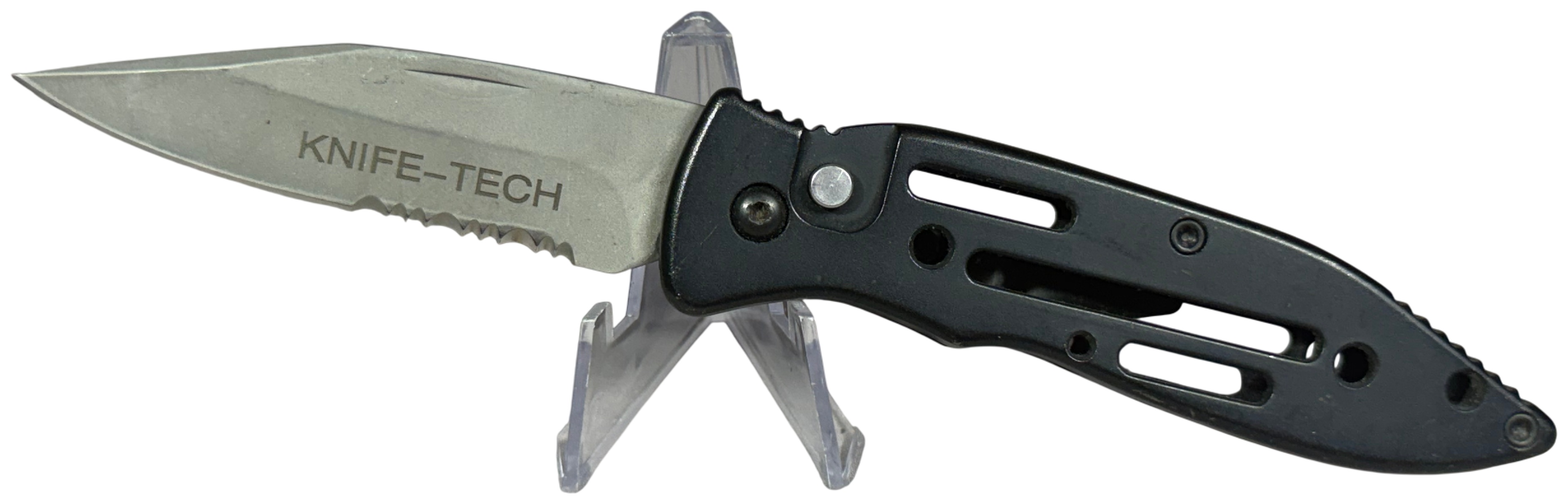 Knife-Tech Automatic Skeletonized Pocket Knife