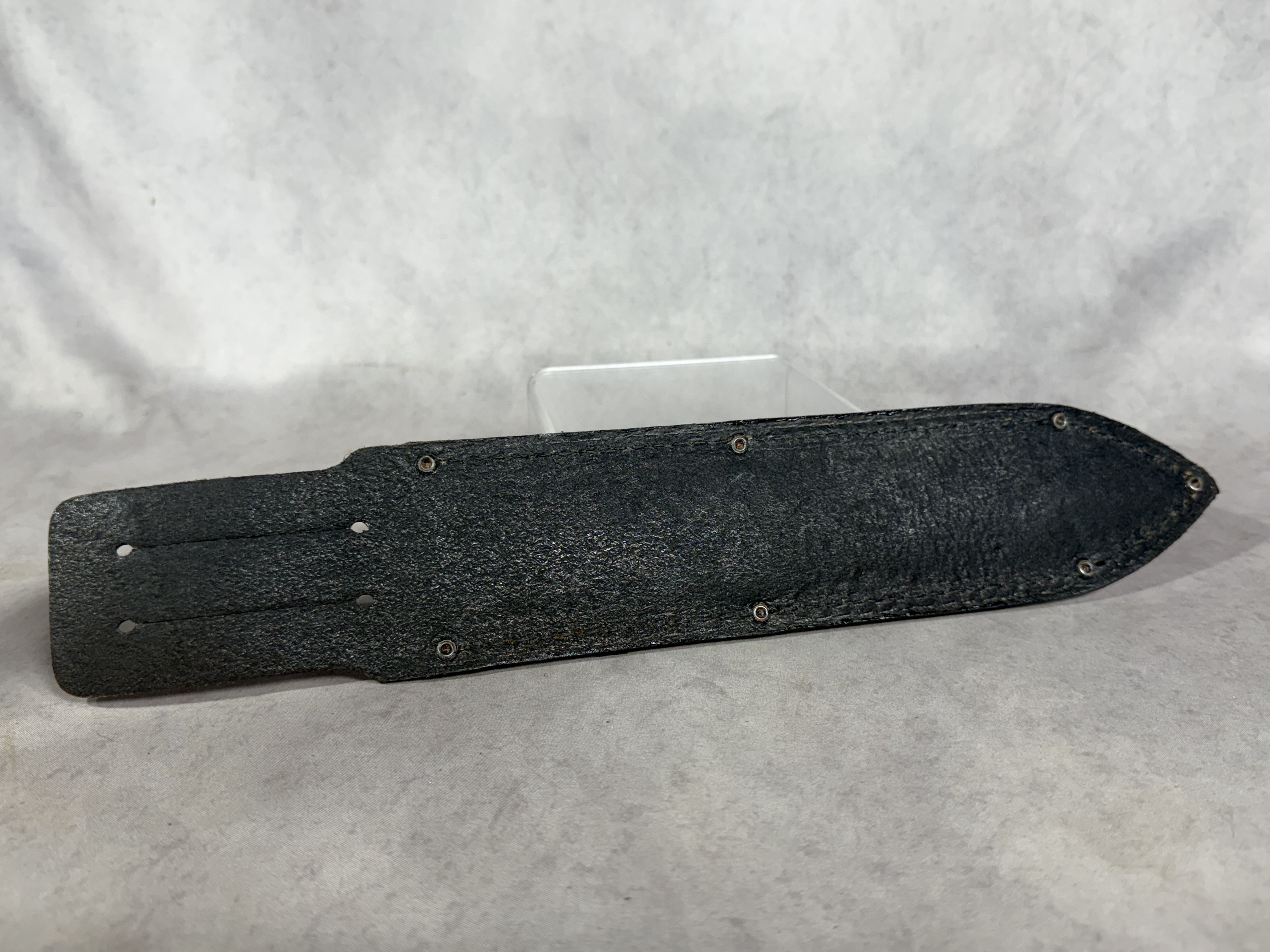 Blackjack Broadhead Sport Thrower Knife with Leather Sheath