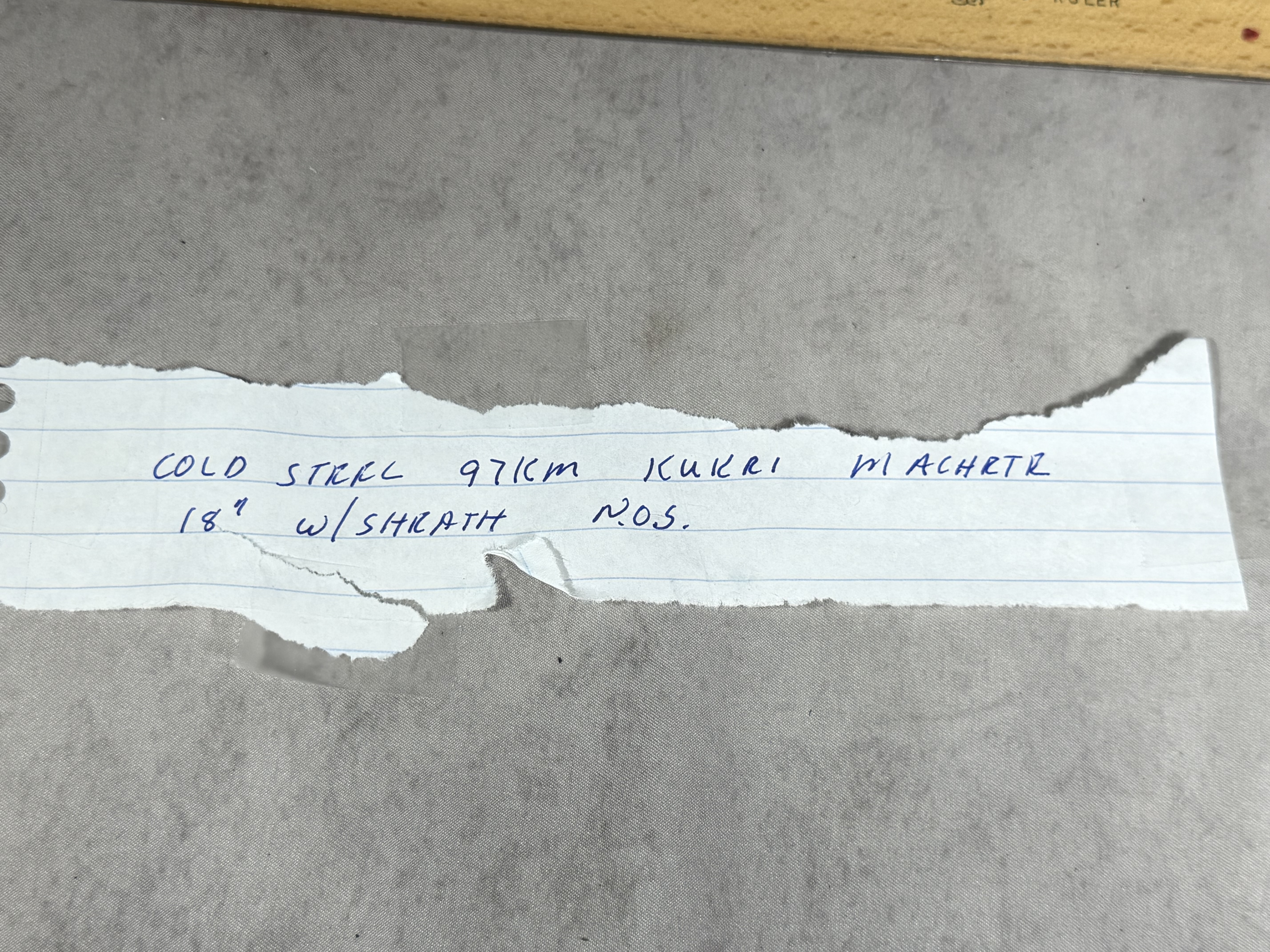 Cold Steel 97KM Kukri Machete with Sheath
