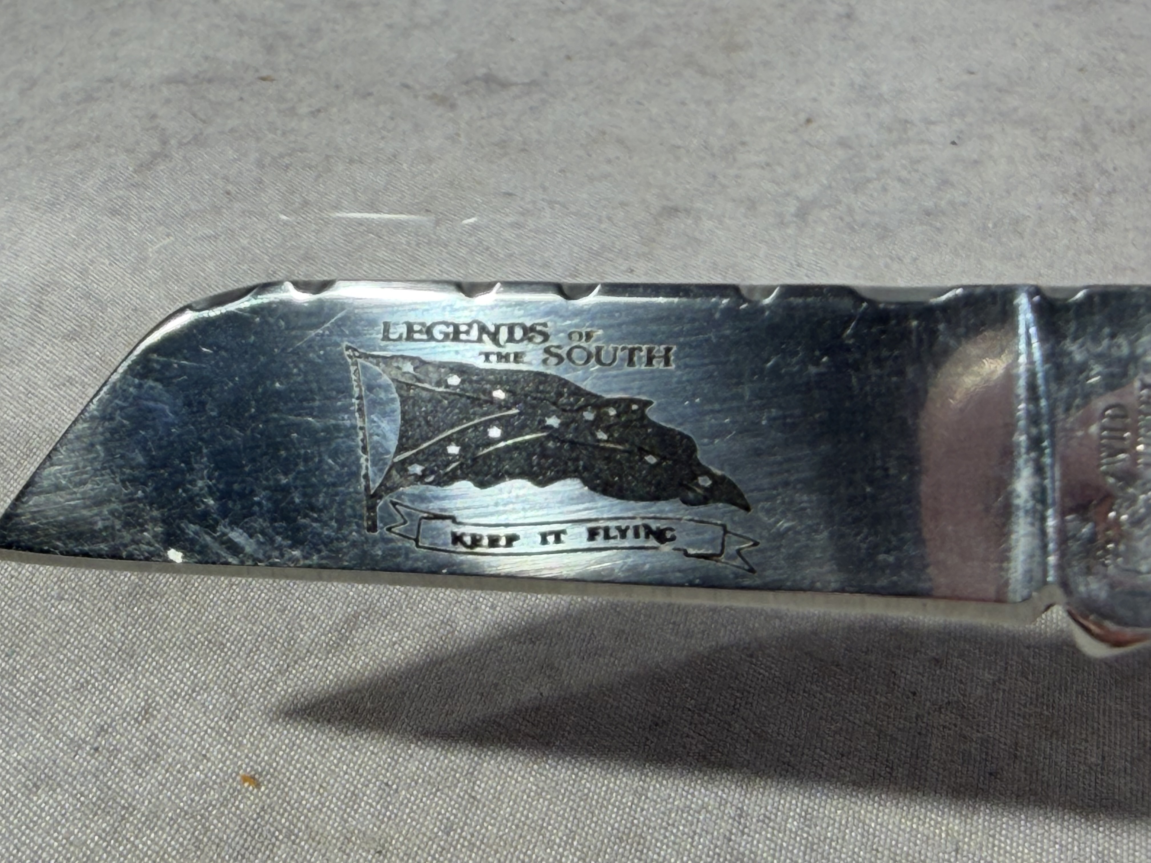 Wild Turkey Cutlery Legends of the South Civil War Commemorative Folding Pocket Knife