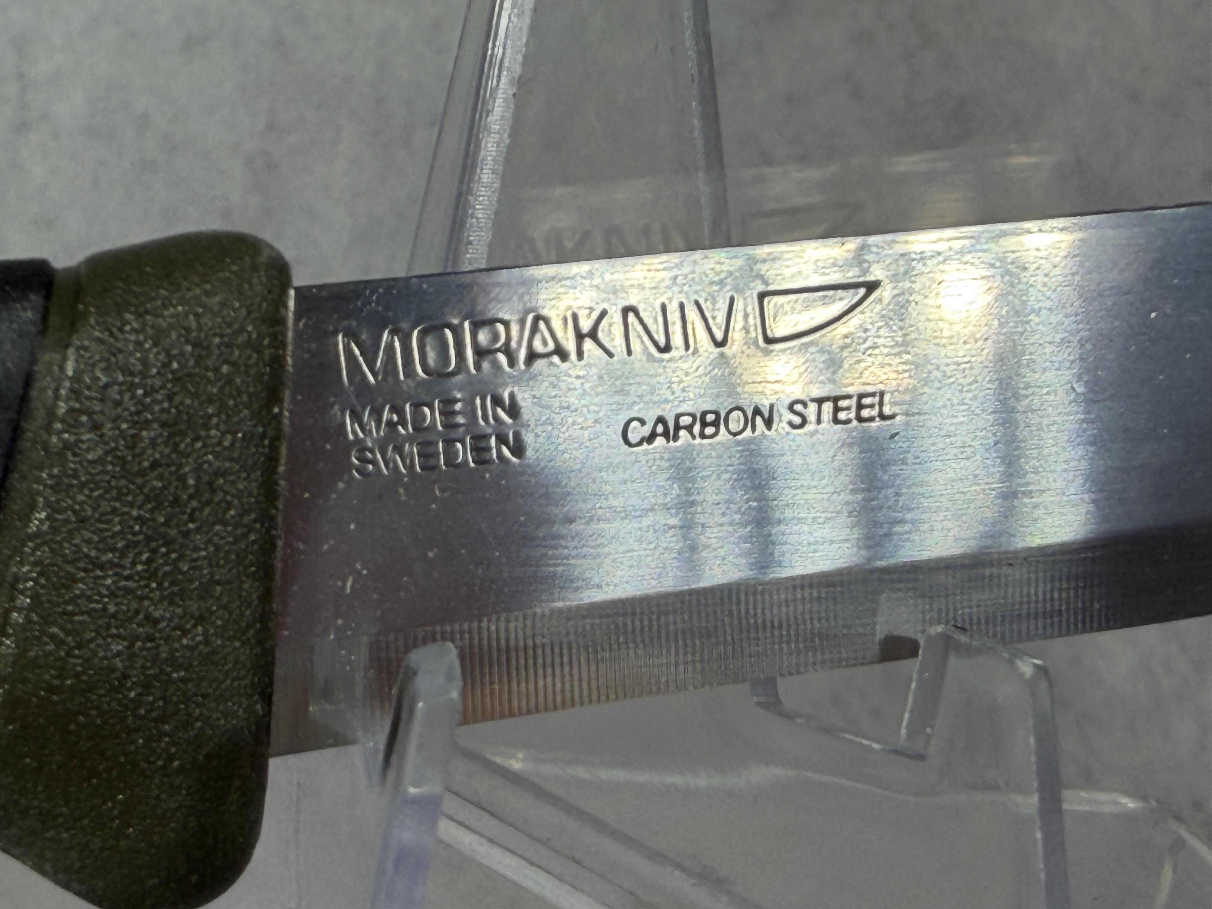 Morakniv Companion MG Carbon Steel Fixed Blade Utility Knife and Sheath