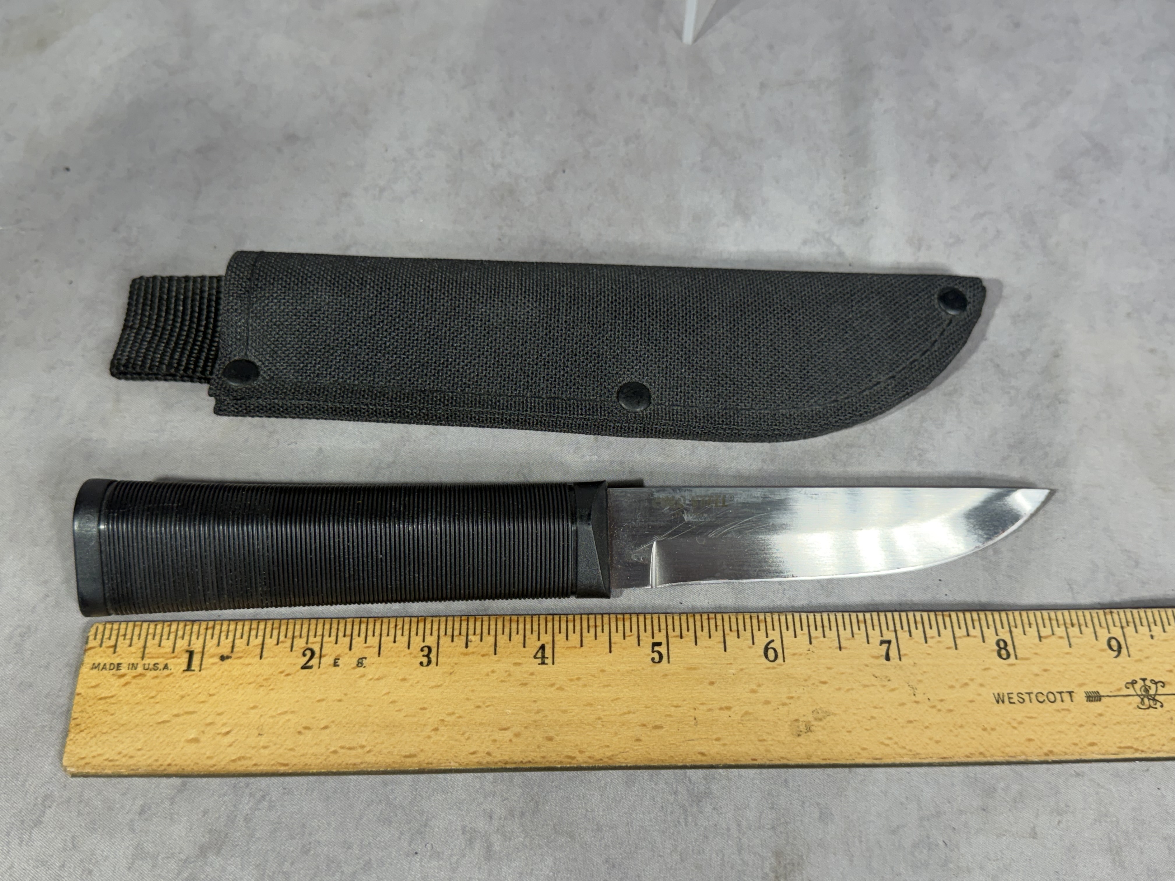 Cold Steel Finn Bear Fixed Blade Utility Knife with Sheath
