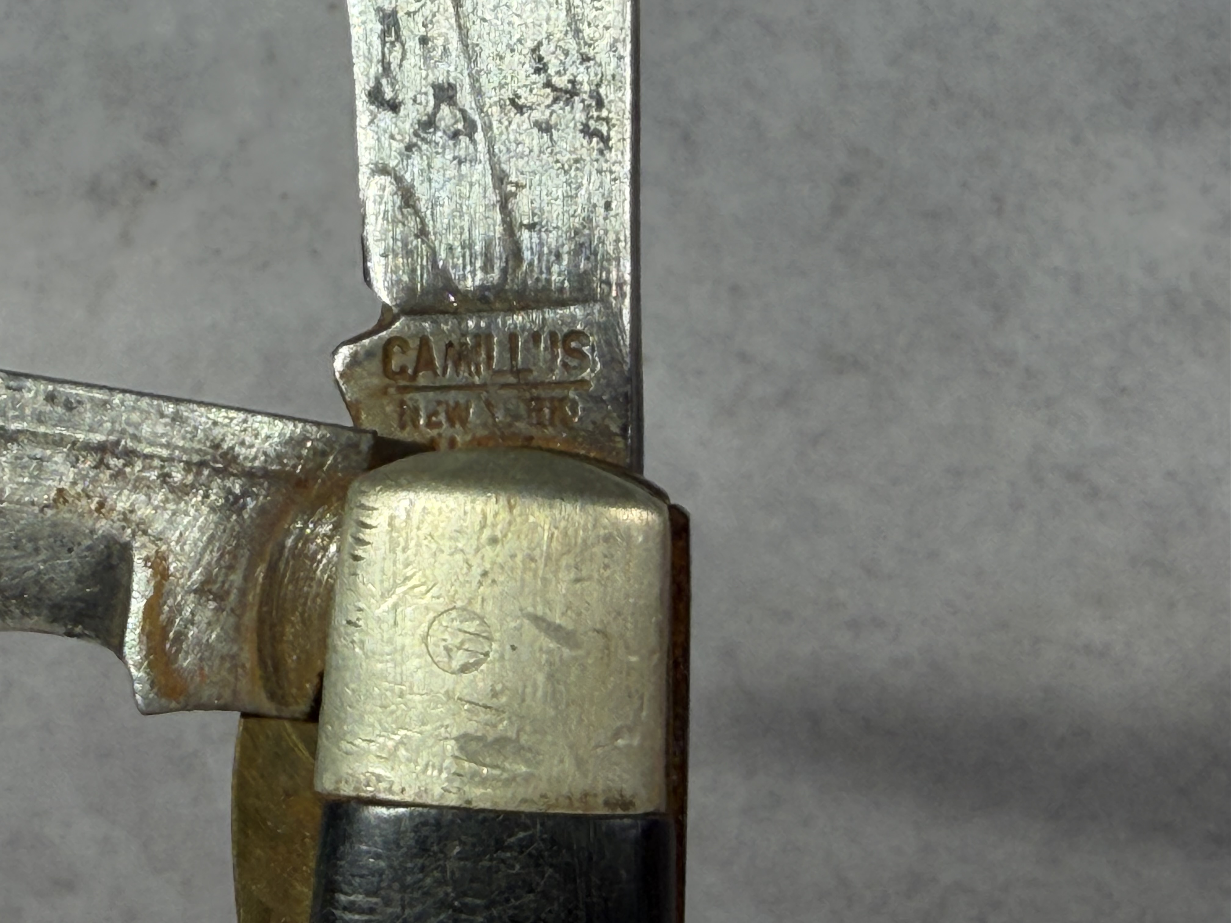 Vintage Camillus New York 2 Blade Electrician Folding Pocket Knife