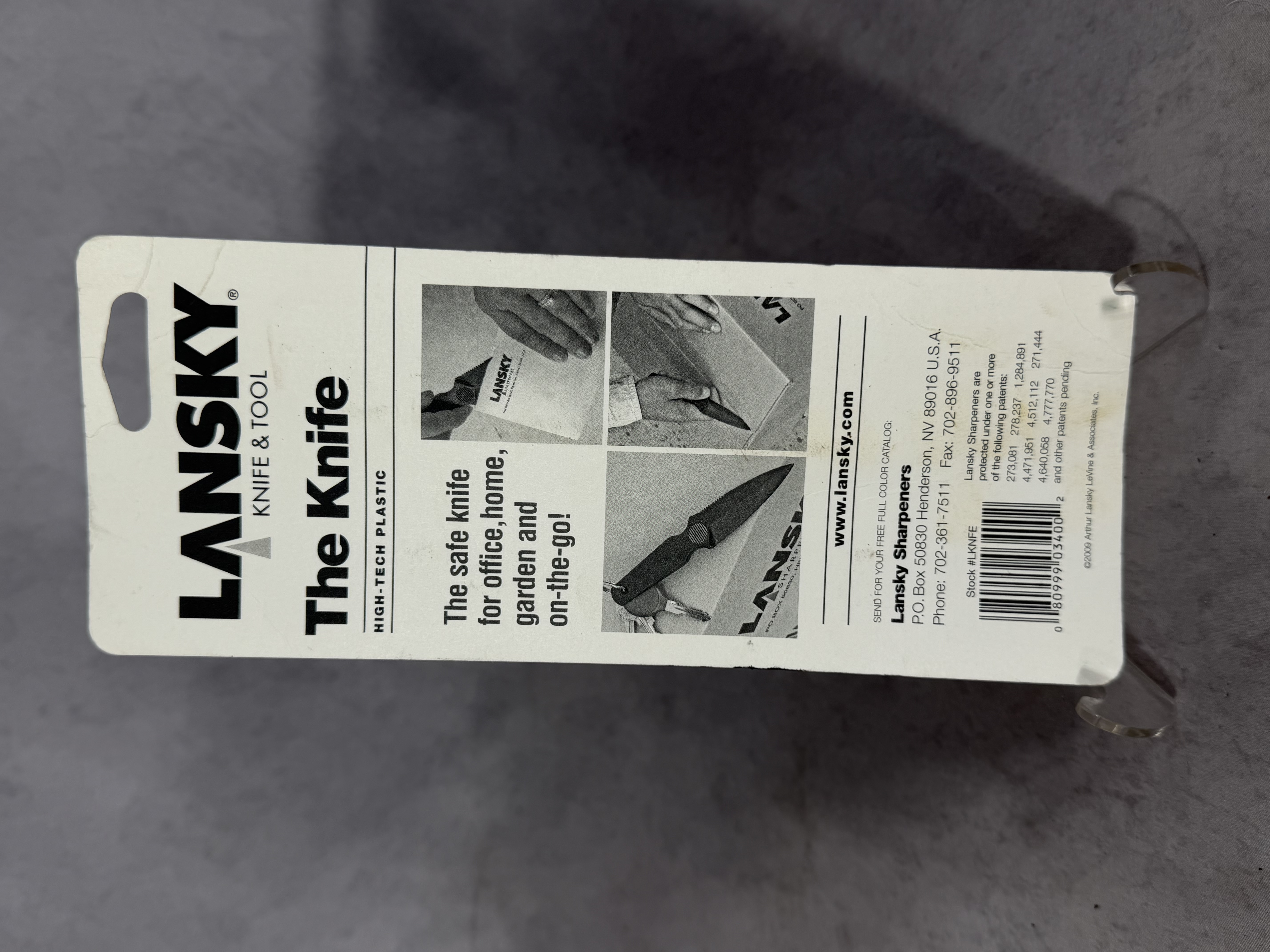 Lansky The Knife Model LKNFE Composite Plastic Fixed Blade Utility Knife