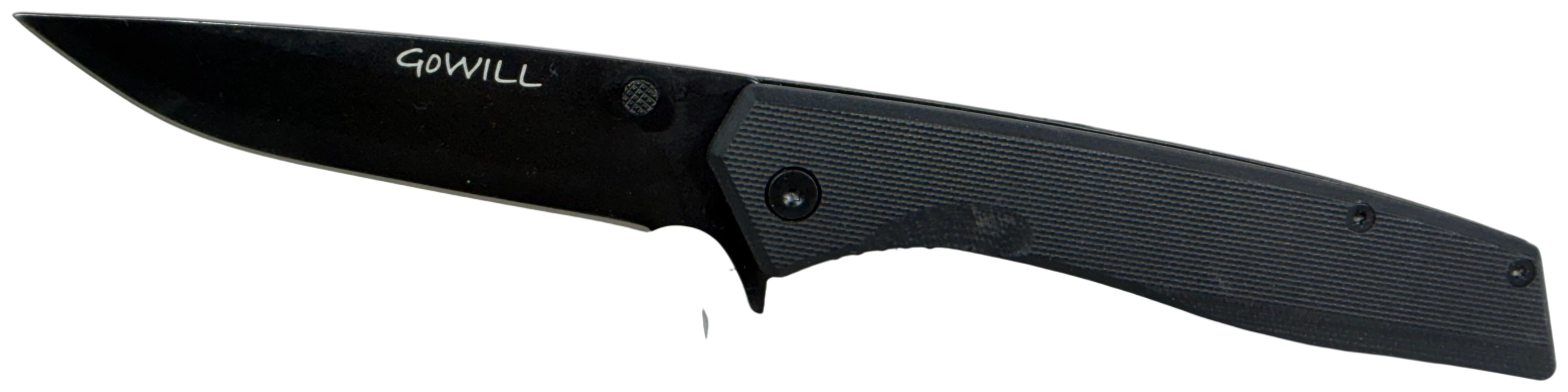 GOWILL Folding Pocket Knife with Black G10 Handle
