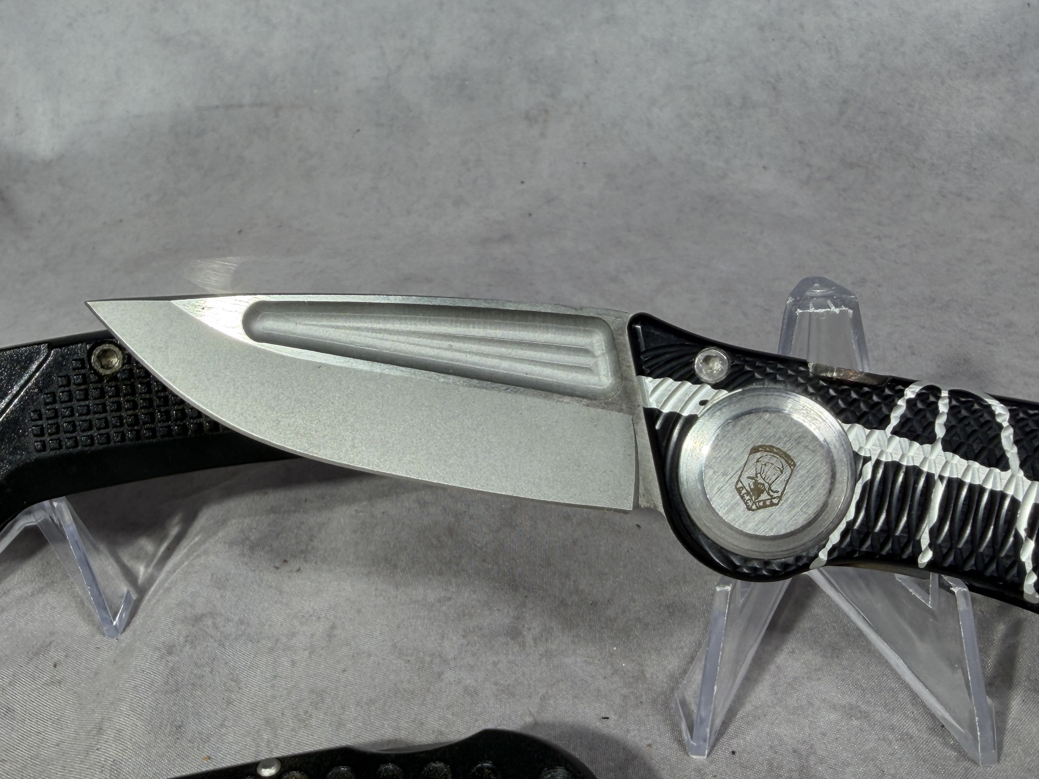 Trio of Tactical Folding Pocket Knives Including Blackhawk!
