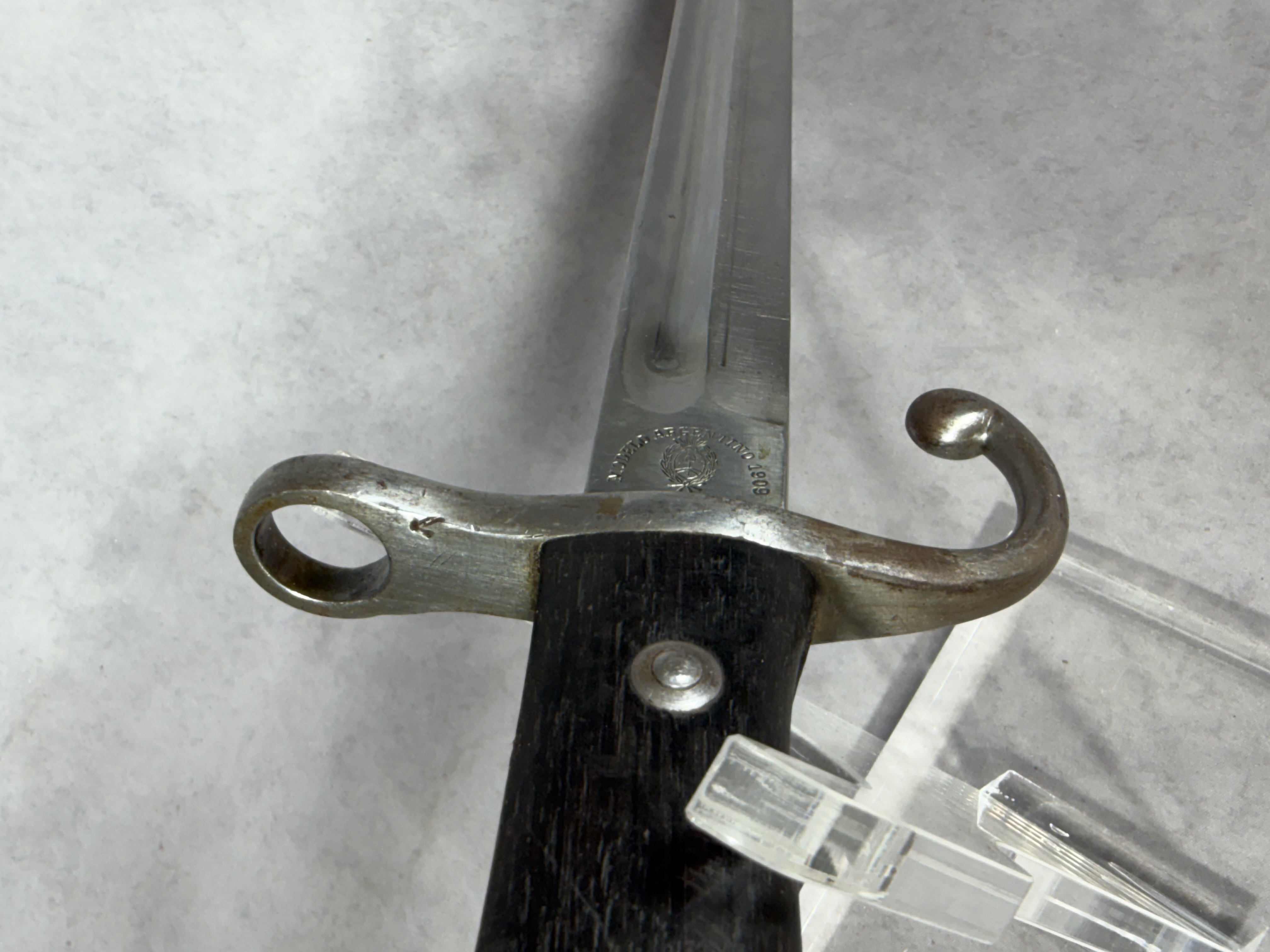 Argentine Model 1909 Mauser Bayonet and Scabbard by Weyersberg Kirschbaum and Company