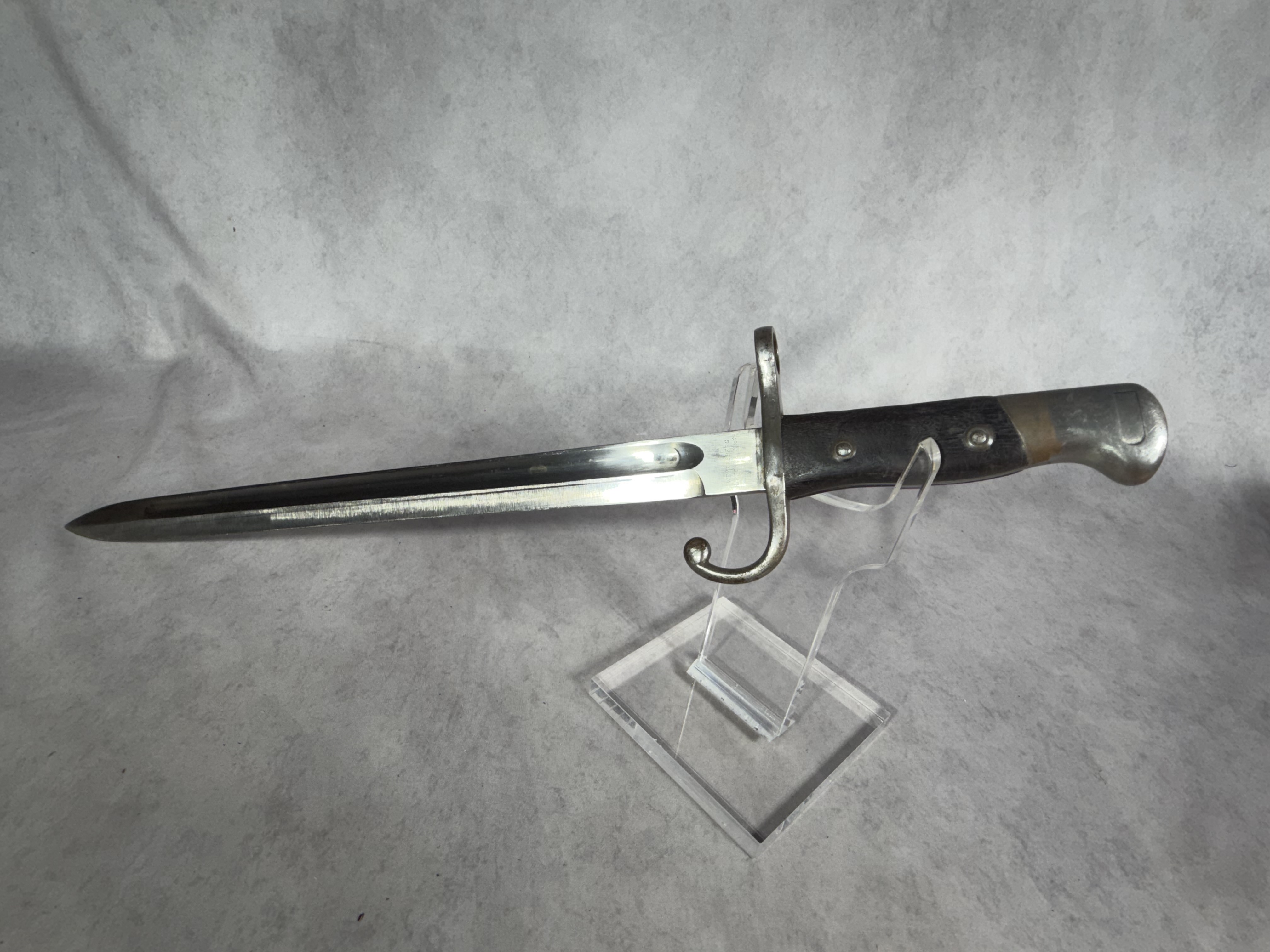 Argentine Model 1909 Mauser Bayonet and Scabbard by Weyersberg Kirschbaum and Company