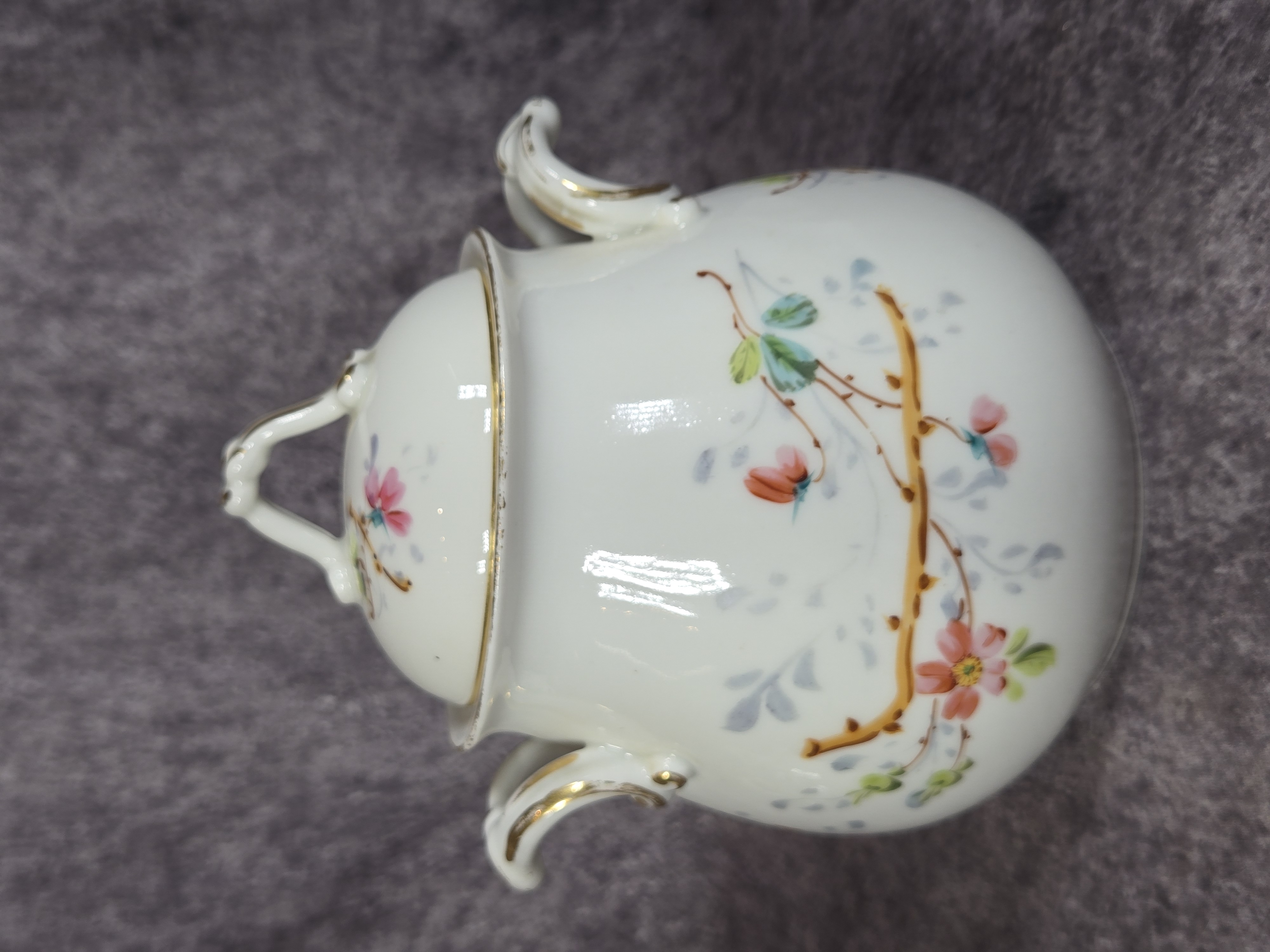 Two Antique Ceramic Lidded Vessels including Johnson Brothers and Haviland Limoges