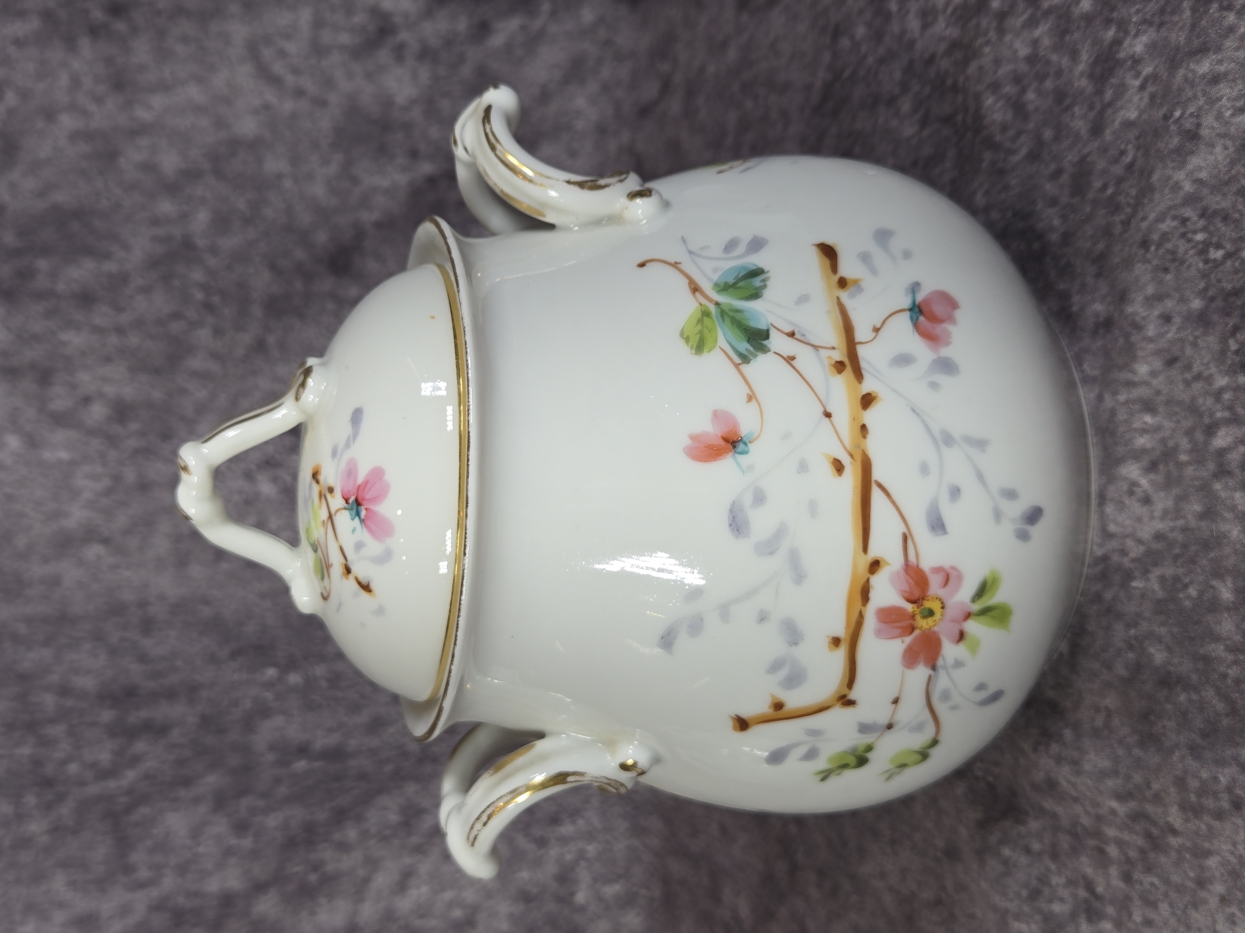 Two Antique Ceramic Lidded Vessels including Johnson Brothers and Haviland Limoges