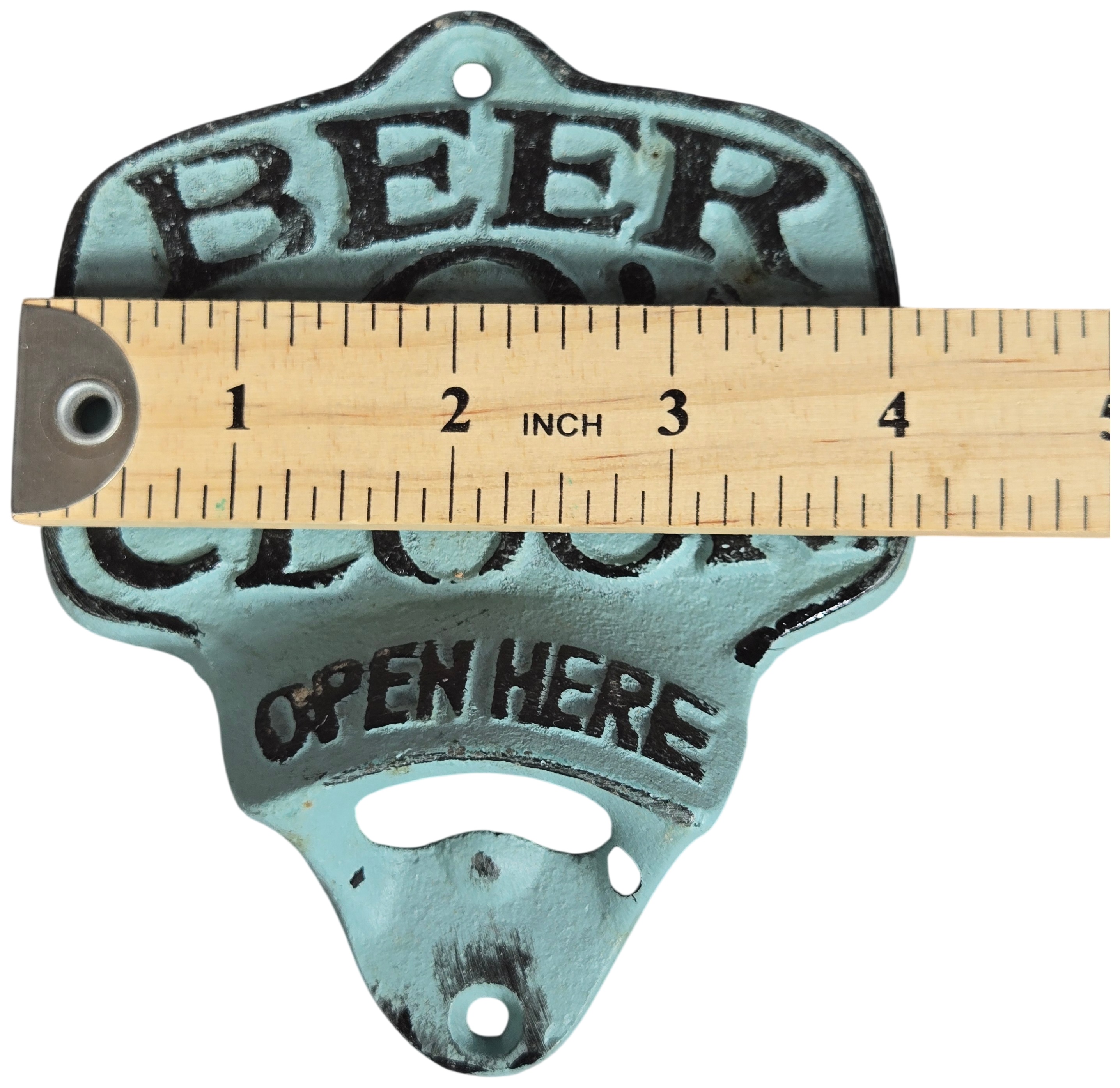 Novelty Beer O Clock Wall Mounted Bottle Opener