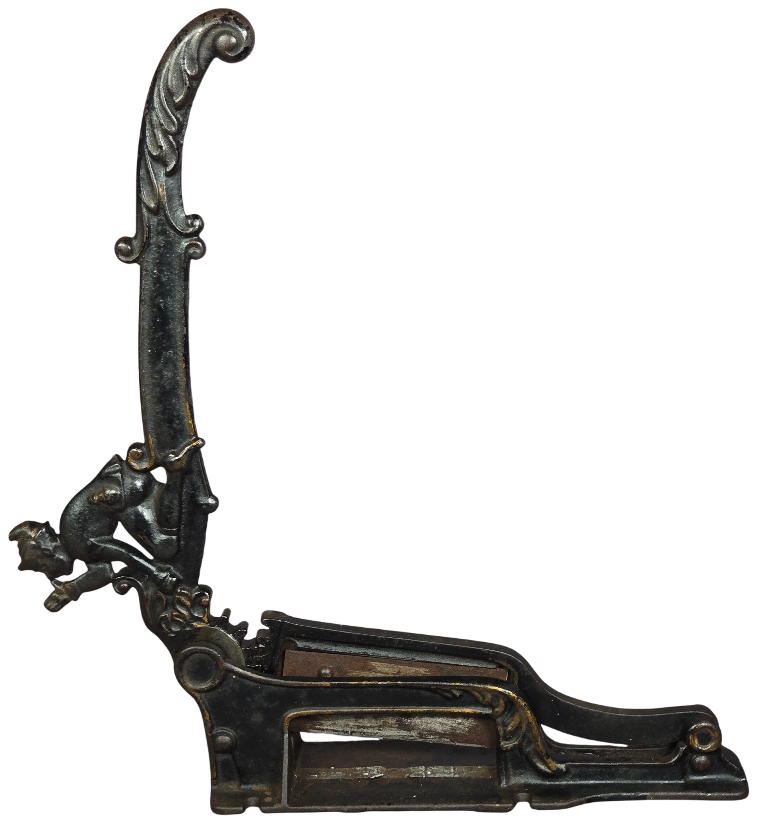 Brighton Figural Cast Iron Newsboy Tobacco Cutter